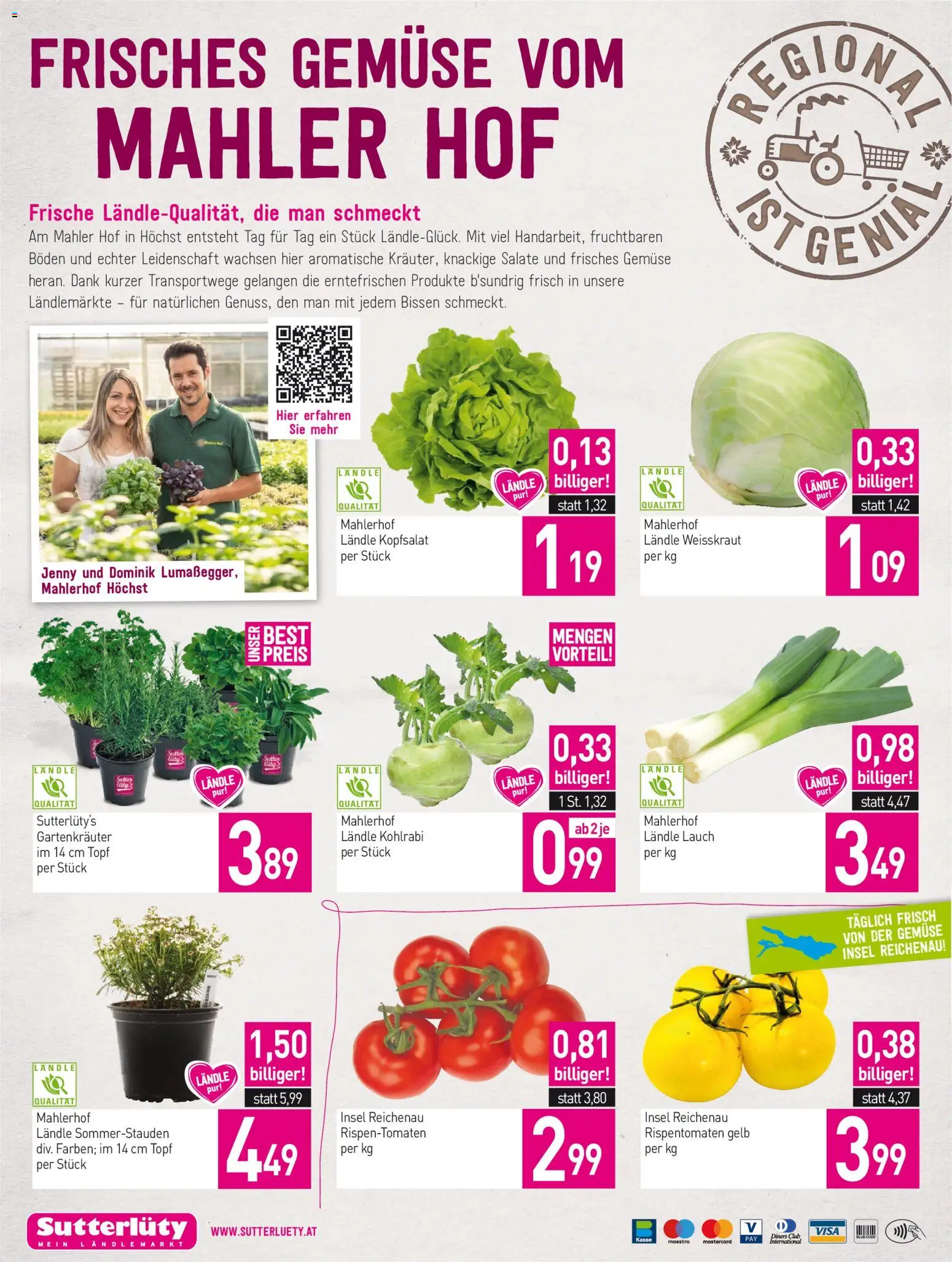 Sutterlüty Flugblatt gültig ab 23.07.2026 | Seite: 20 | Produkte: Gemüse