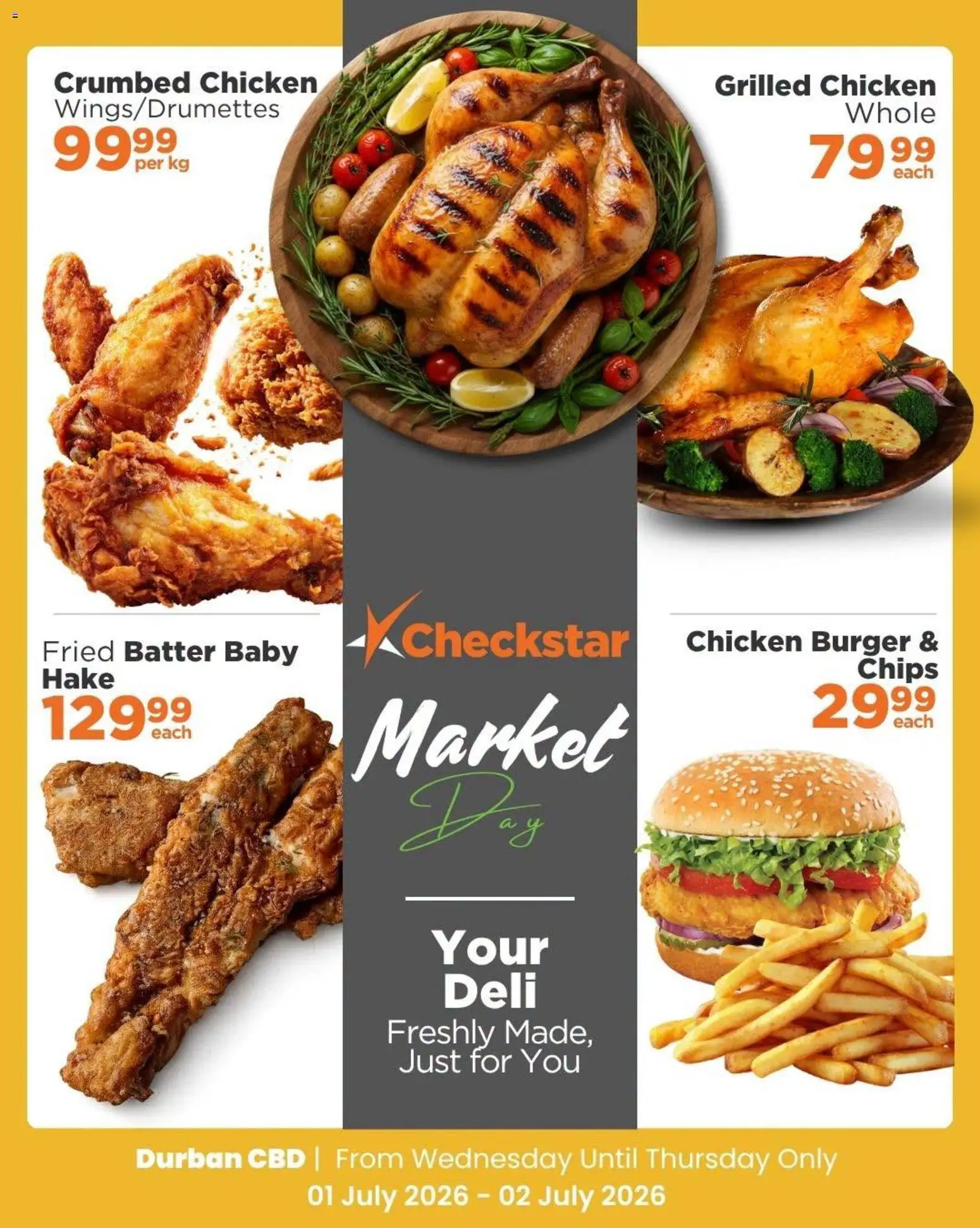 New Check Star catalogue – valid from 01/07/2026 | Page: 2 | Products: Chicken, Chips