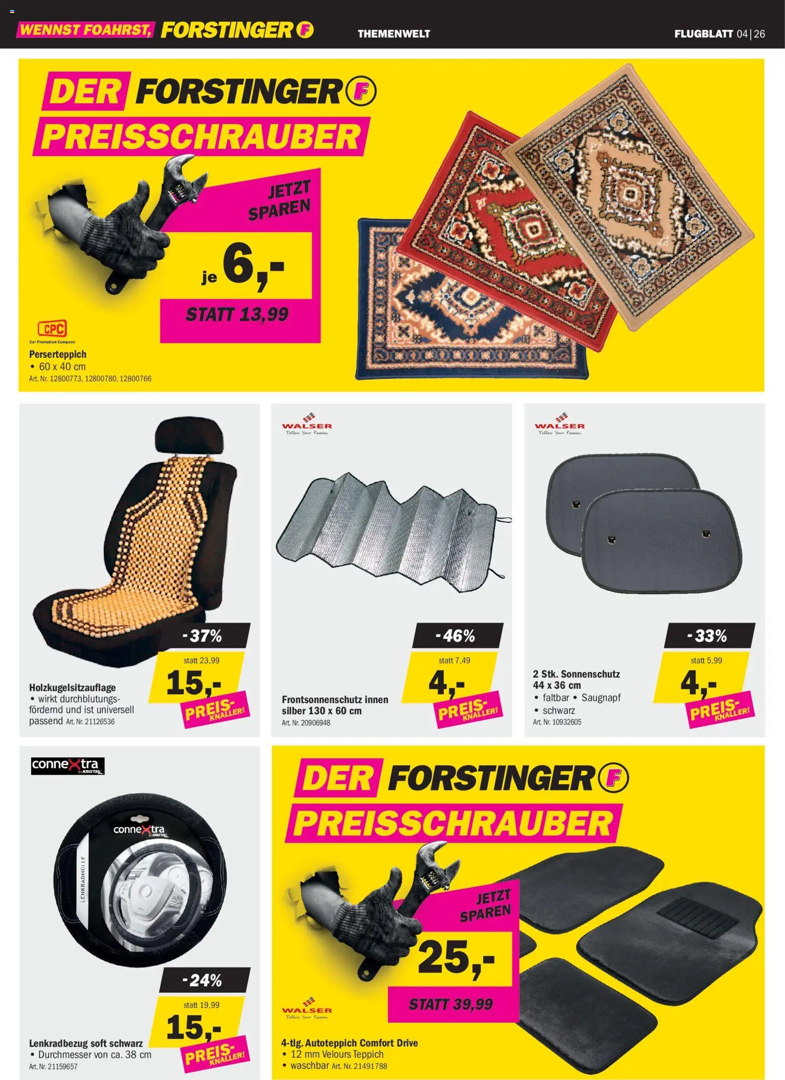 Forstinger Flugblatt gültig ab 22.04.2026 | Seite: 6 | Produkte: Teppich
