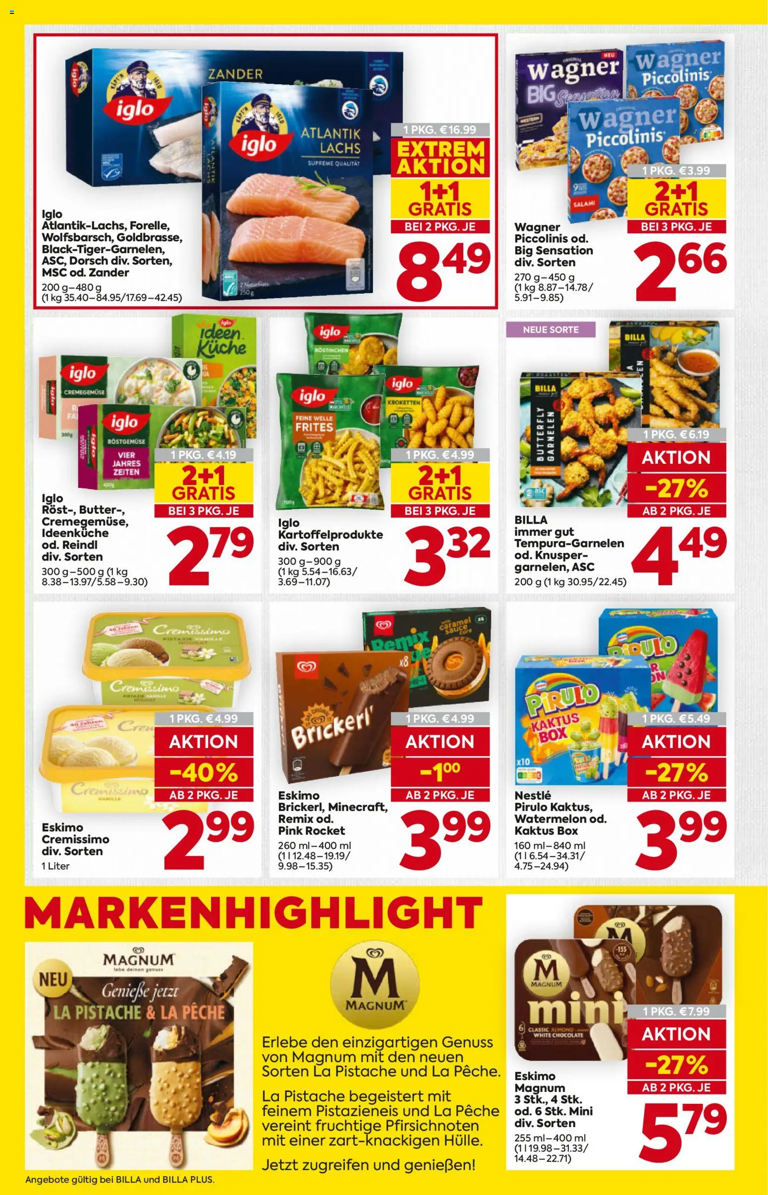 Billa AT akciós ujság - amely érvényes a következő dátumtól: 2026.08.13. | Oldal: 12 | Termékek: Magnum, Nestlé
