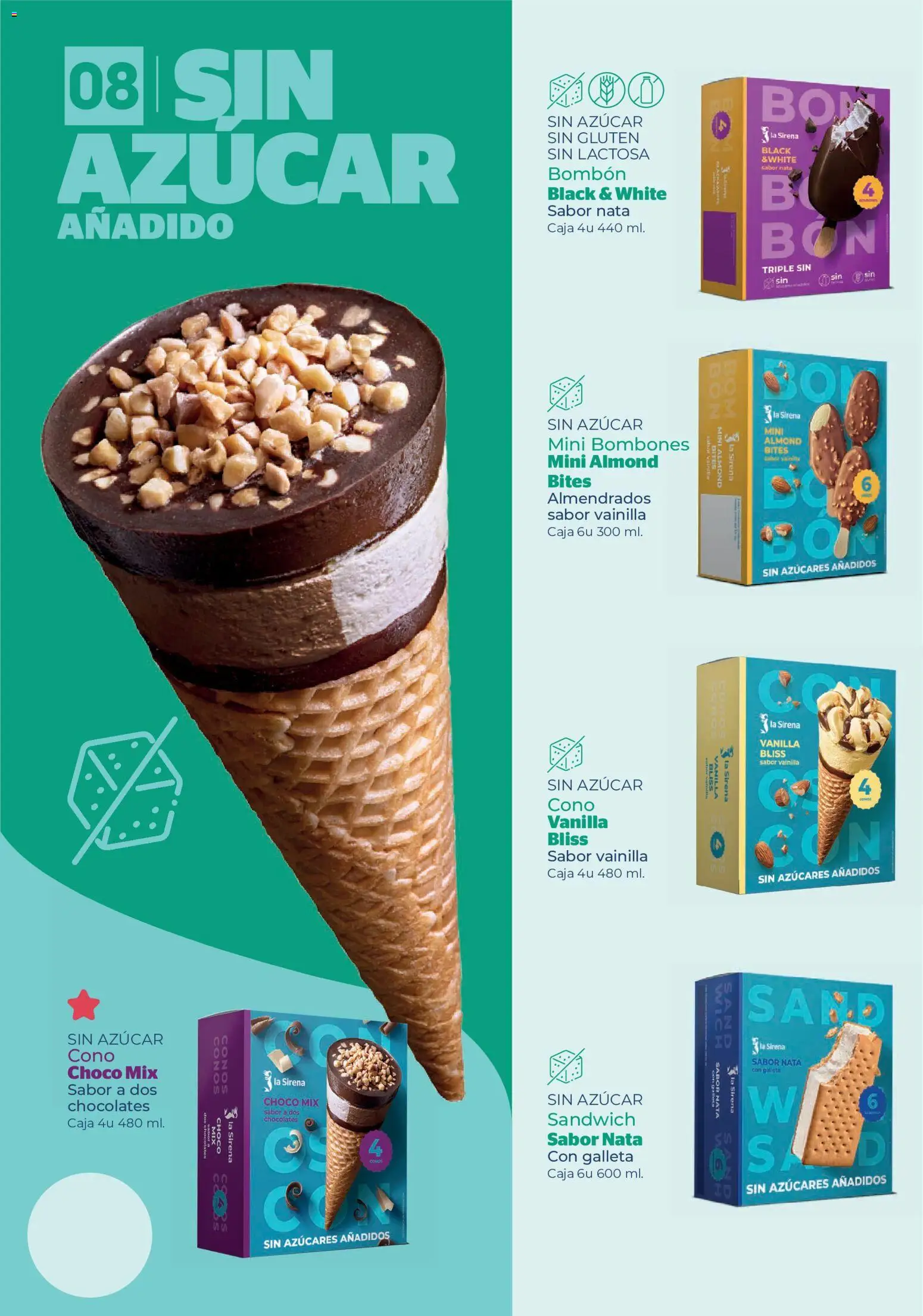 La Sirena Catálogo de helados │ válido desde el 25/06/2026 | Página: 42