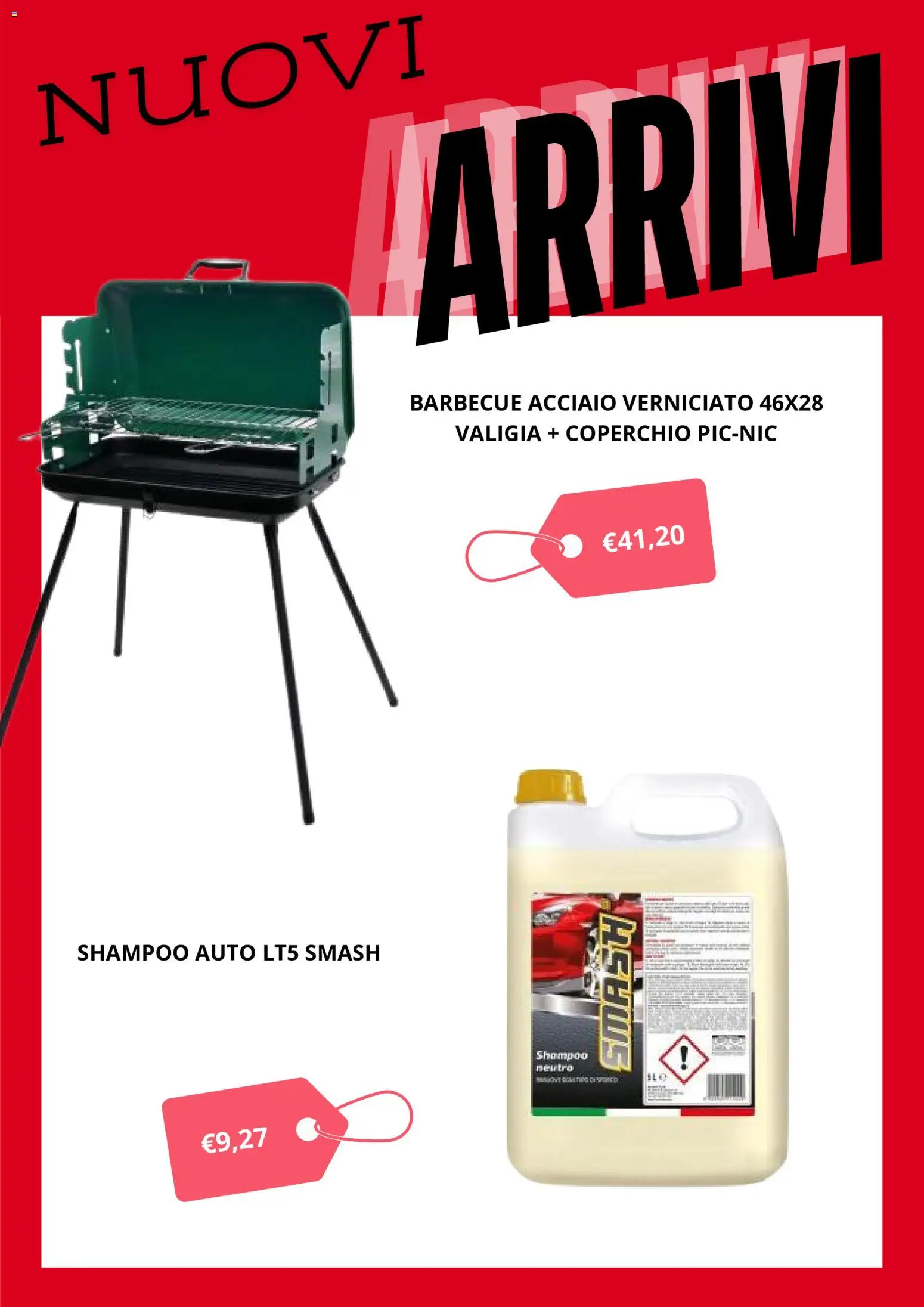 Volantino BricoSì del 06/09/2026 | Pagina: 2 | Prodotti: Shampoo, Coperchio, Barbecue, Valigia