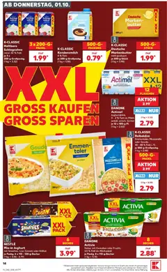 Kaufland Prospekt Leipzig ab 01.10.2026 gültig | Seite: 18 | Produkte: Milch, Joghurt, Mozzarella, Kondensmilch