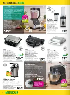 Merkur katalog akcije – veljaven od 17.06.2026 | Stran: 10 | Izdelki: Mesalnik, Zar, Robot, Tehtnica