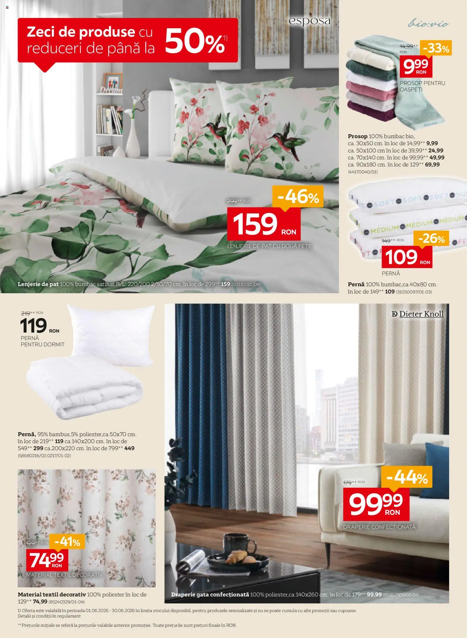 Noul catalog XXXLutz – valabil de la 01.06.2026 | Pagină: 14 | Produse: Pat, Lenjerie de pat, Pernă
