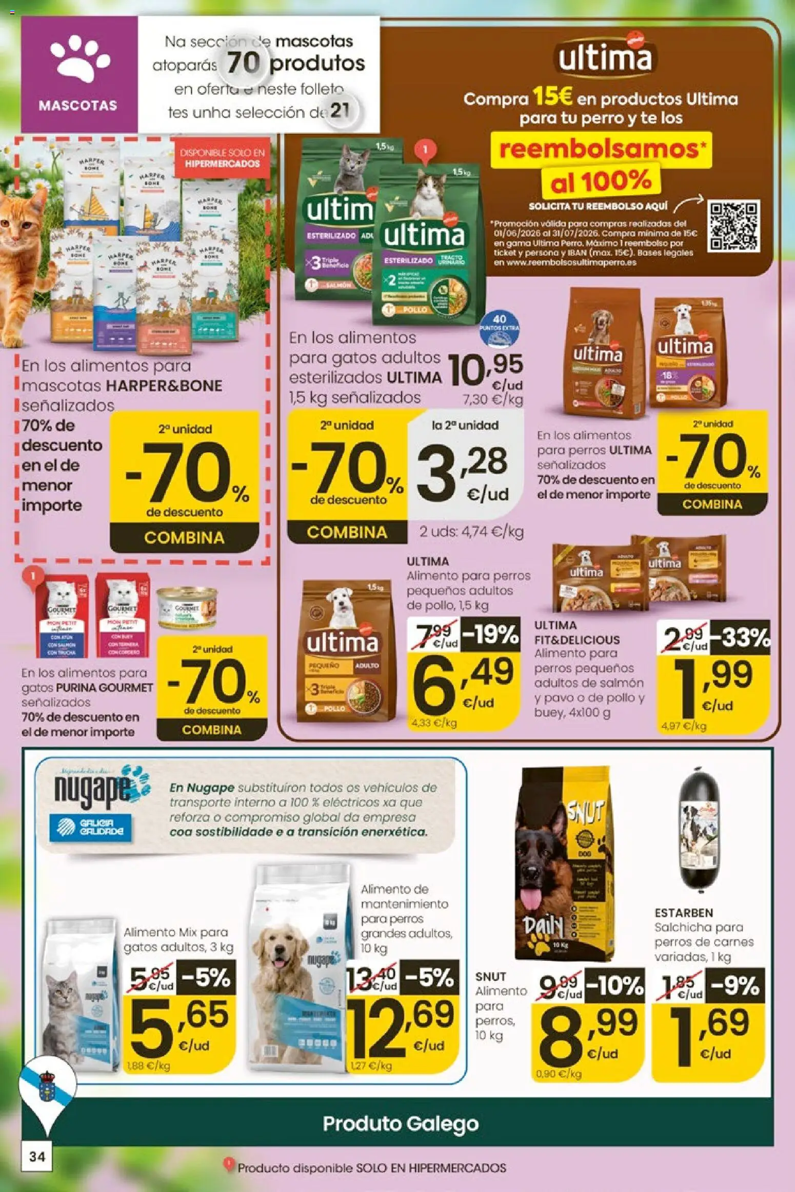 Eroski Ofertóns de verán │ válido desde el 28.05.2026 | Página: 34 | Productos: Té, Κούβα