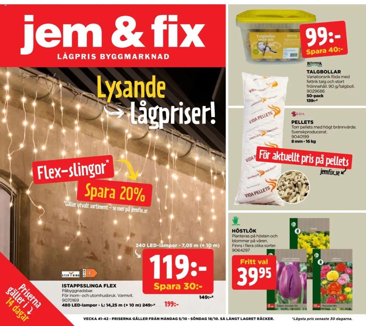 Jem & Fix reklamblad aktuell från 05/10/2026 | Sida: 1 | Produkter: Galler