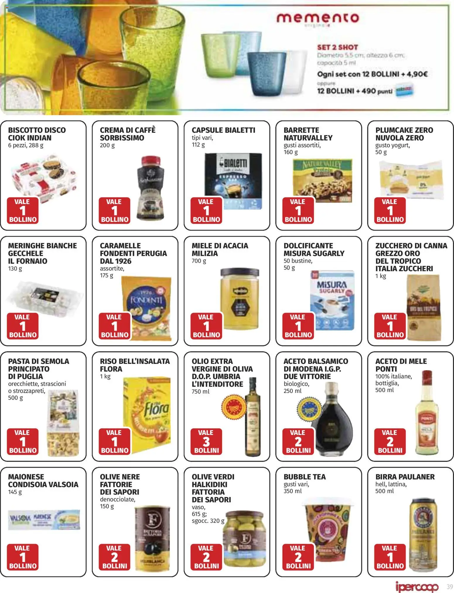 Volantino Ipercoop del 04.06.2026 | Pagina: 39 | Prodotti: Birra, Mele, Riso, Aceto