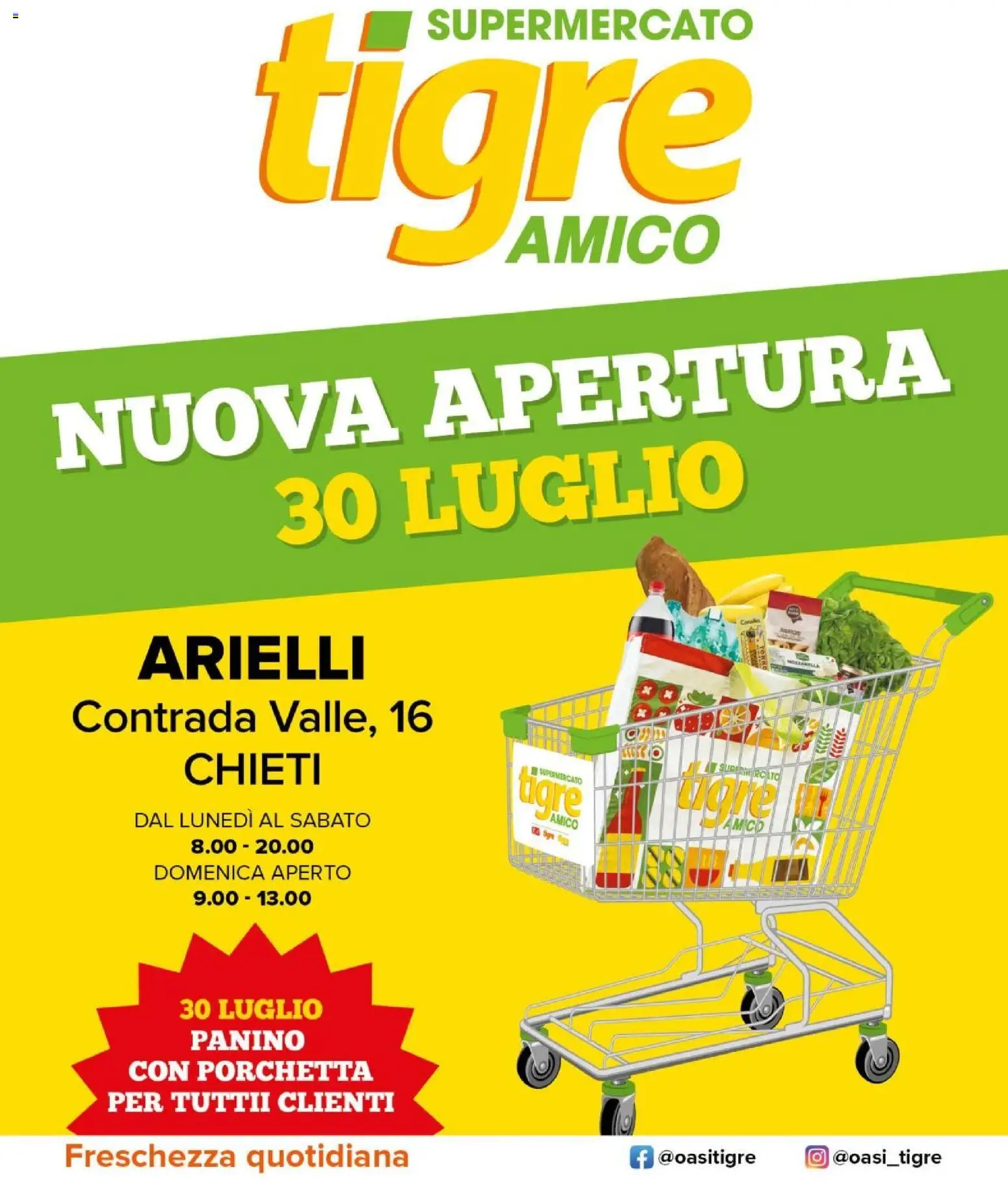 Volantino Tigre del 30/07/2026 | Pagina: 1 | Prodotti: Porchetta, Tonno