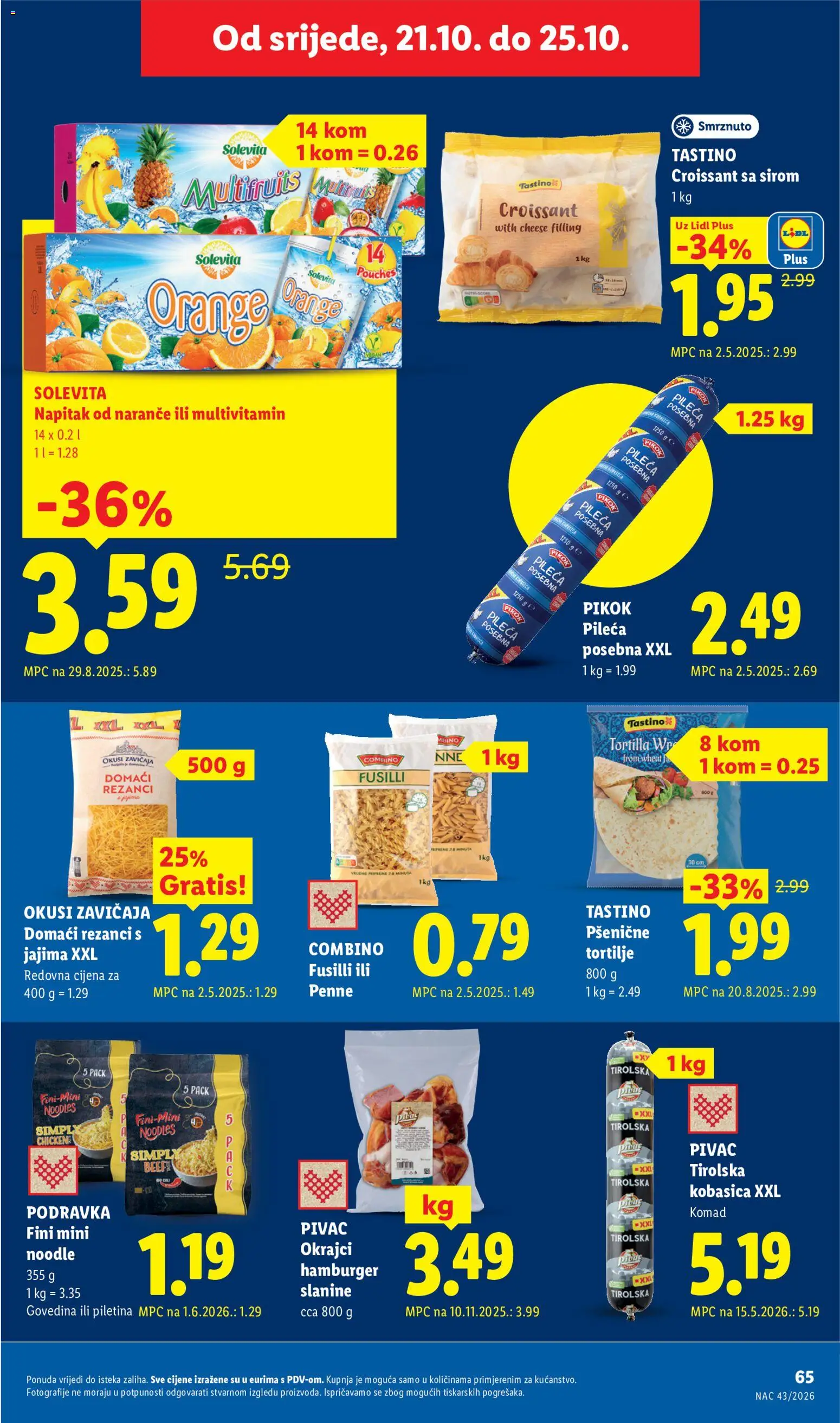 Lidl katalog | vrijedi od 19.10.2026 | Stranica: 65