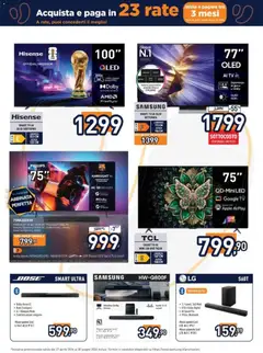 Anteprima del volantino Unieuro volantino valido a partire dal 22.05.2026 | Pagina: 2 | Prodotti: TV, Gioco, Speaker, Samsung