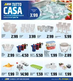 Anteprima del volantino ARD Discount volantino valido a partire dal 18.06.2026 | Pagina: 16 | Prodotti: Caffettiera, Gelato, Ciotola, Aperitivo