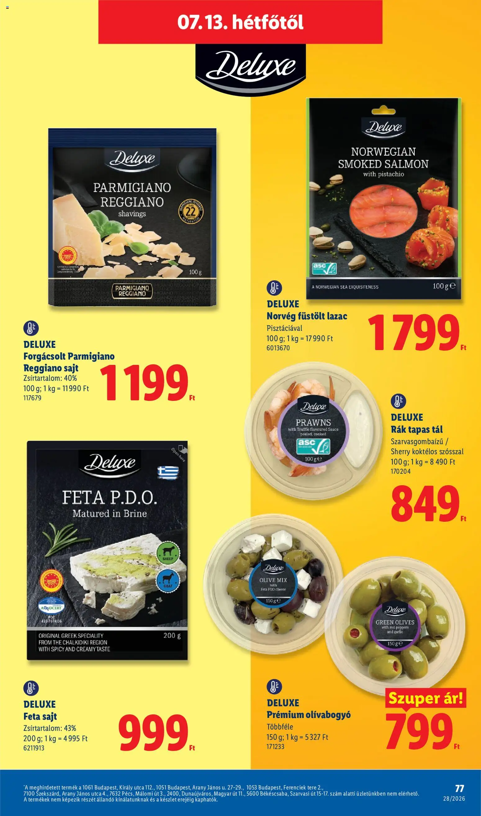 Lidl akciós ujság - amely érvényes a következő dátumtól: 2026.07.09. | Oldal: 77