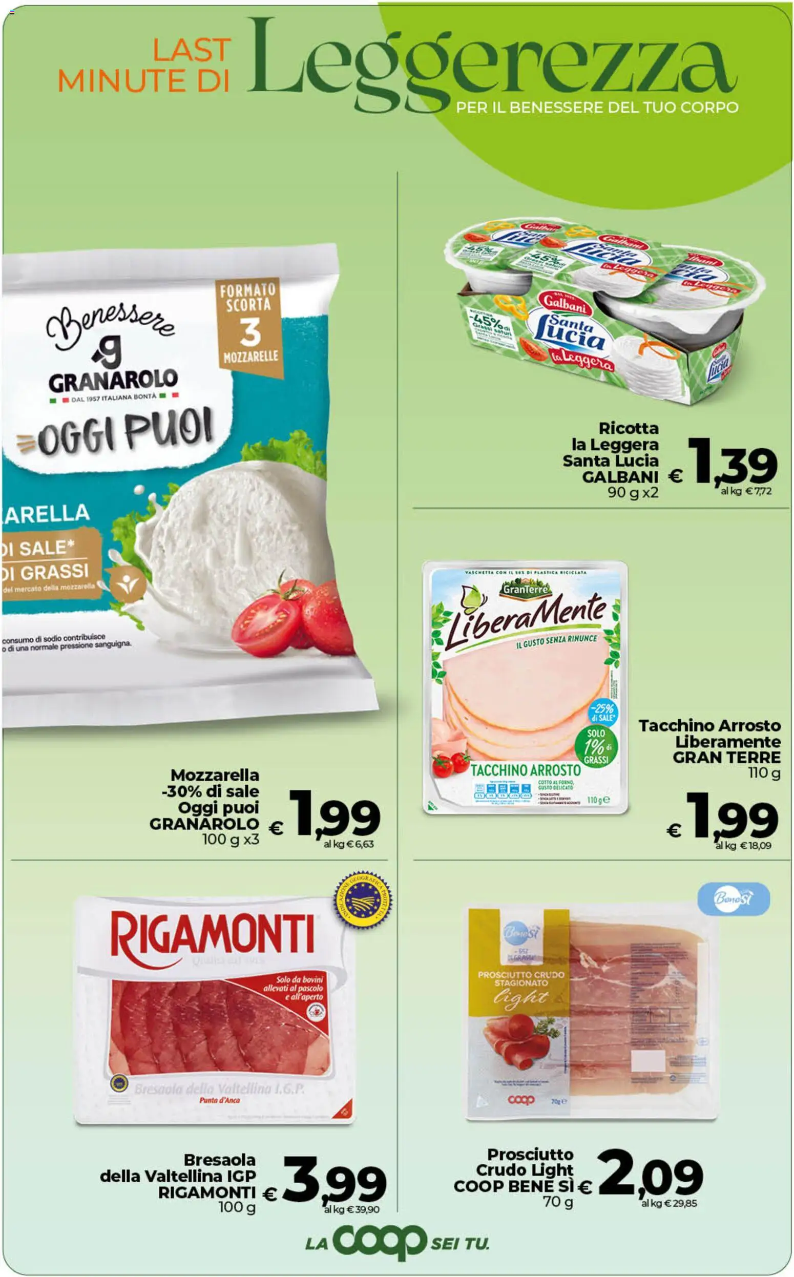 Volantino COOP del 29.05.2026 | Pagina: 7 | Prodotti: Arrosto, Prosciutto Crudo, Sale, Tacchino