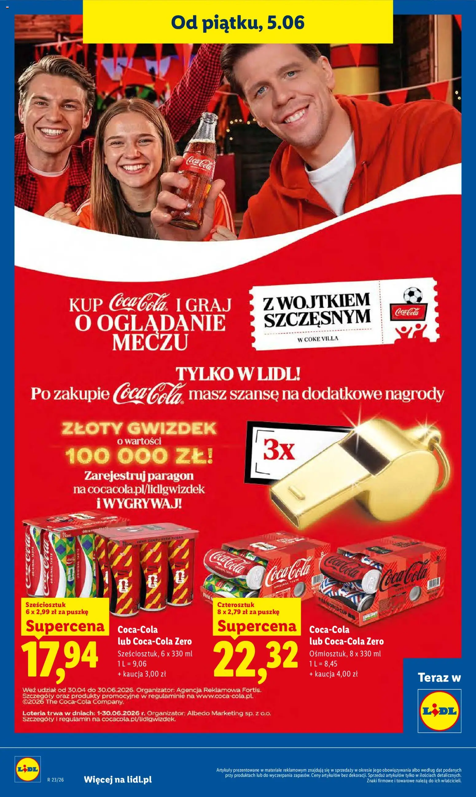 Lidl gazetka od 05.06.2026 | Strona: 64 | Produkty: Coca cola