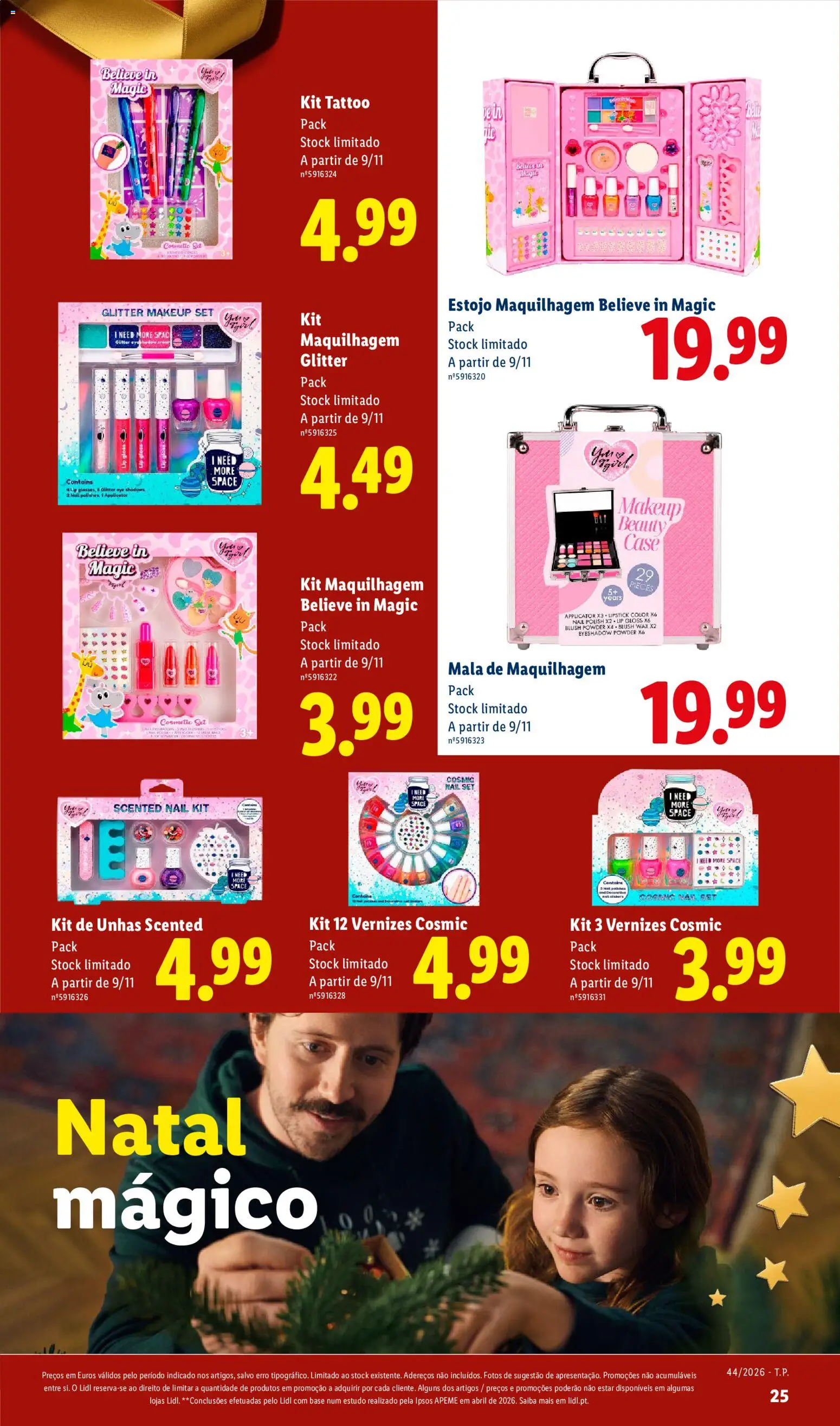 Lidl Folheto Especial Natal │ válido de 26/10/2026 | Página: 25 | Produtos: Gloss, Blush, Maquilhagem, Base