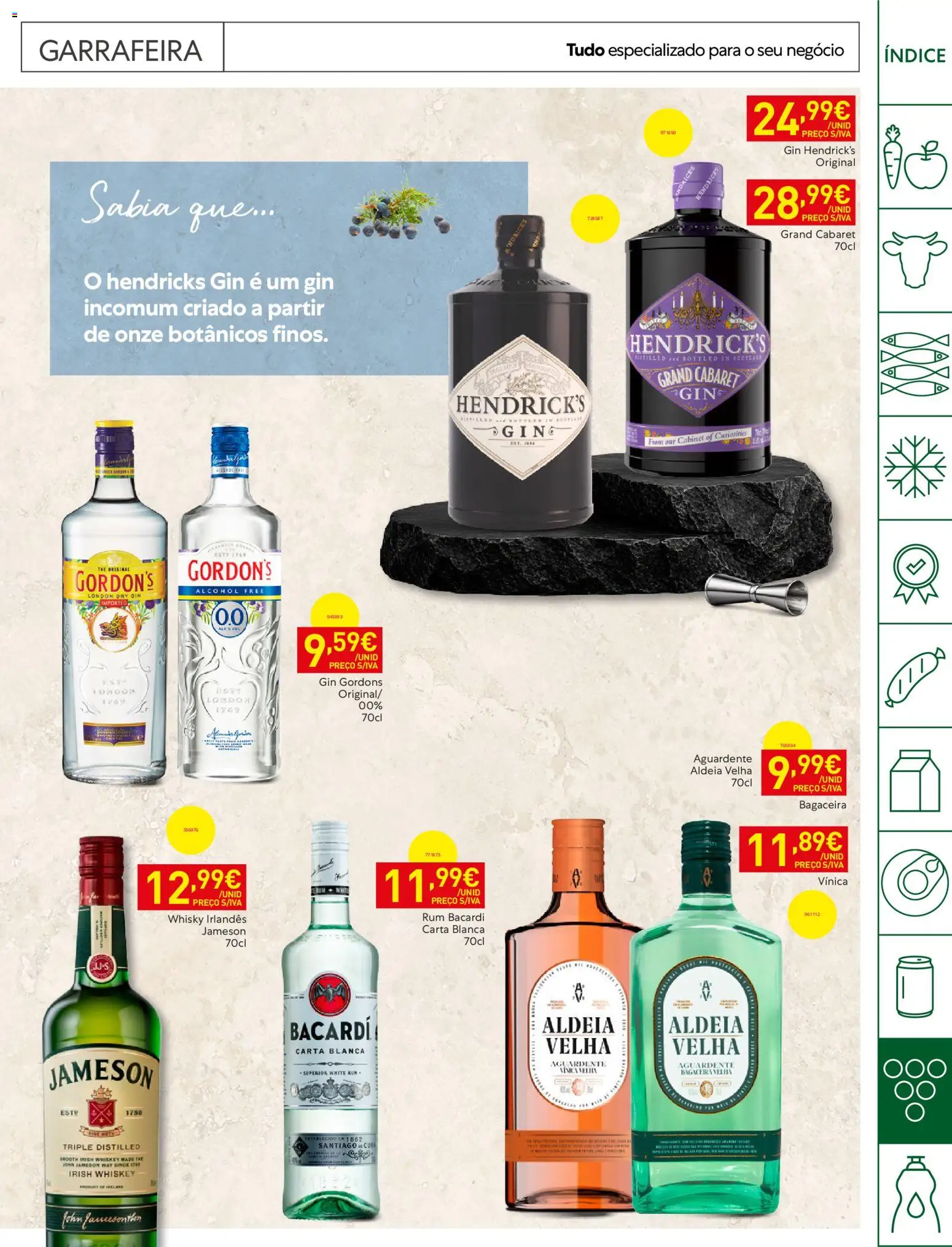 Recheio Horeca Madeira │ válido de 07/07/2026 | Página: 31 | Produtos: Whisky, Rum, Gin