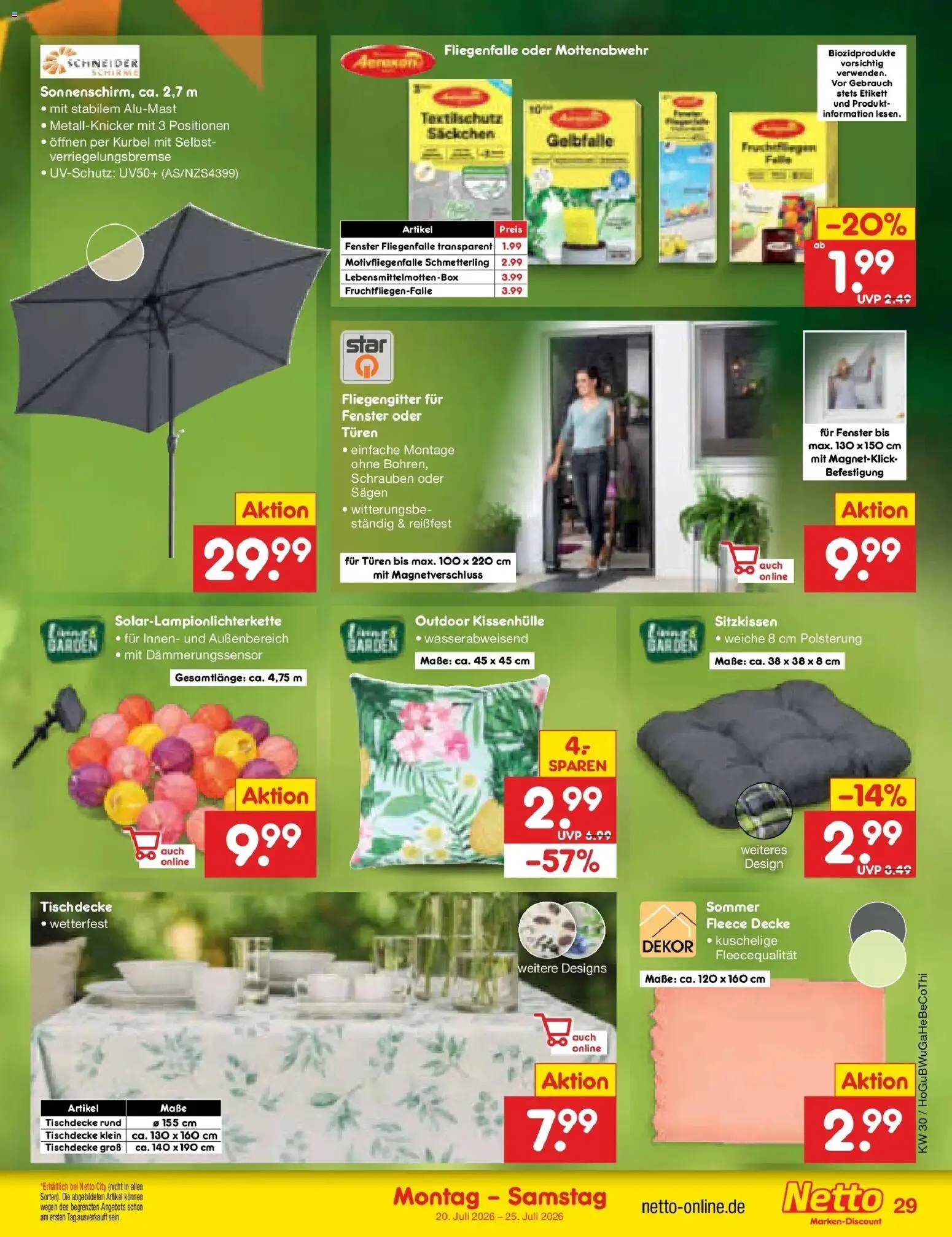 Netto Marken-Discount Prospekt Hamburg – gültig ab 20.07.2026 | Seite: 47 | Produkte: Decke