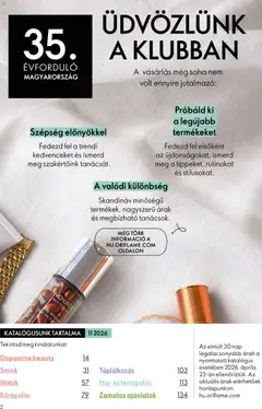 Katalógus Oriflame 2026/11 - amely érvényes a következő dátumtól: 2026.07.29. | Oldal: 2 | Termékek: Smink