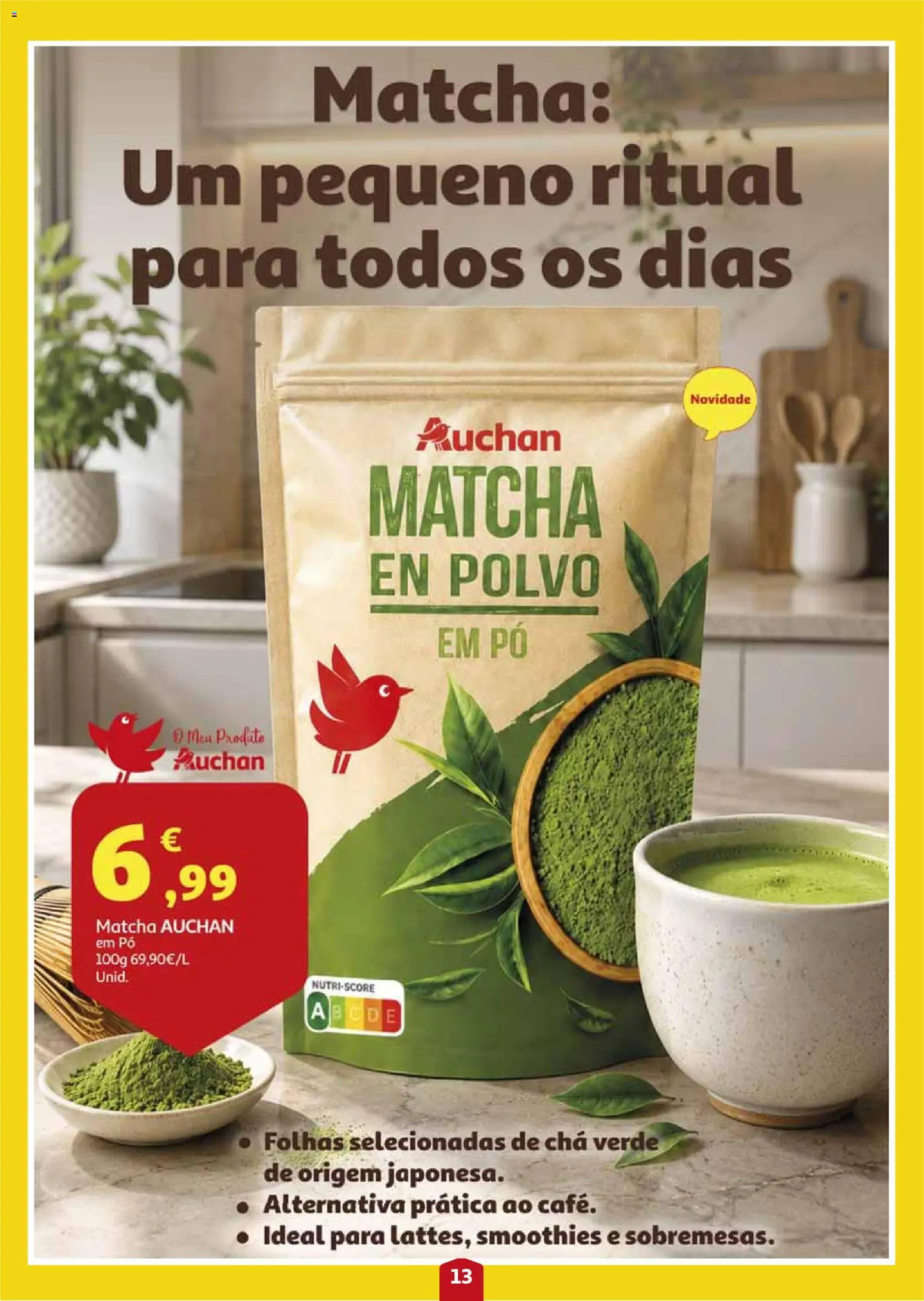 Auchan folheto │ válido de 27/08/2026 | Página: 13 | Produtos: Pó, Polvo, Chá verde, Chá