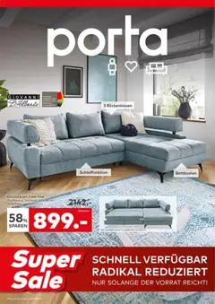 Porta! Super Sale ab 23.07.2026 gültig