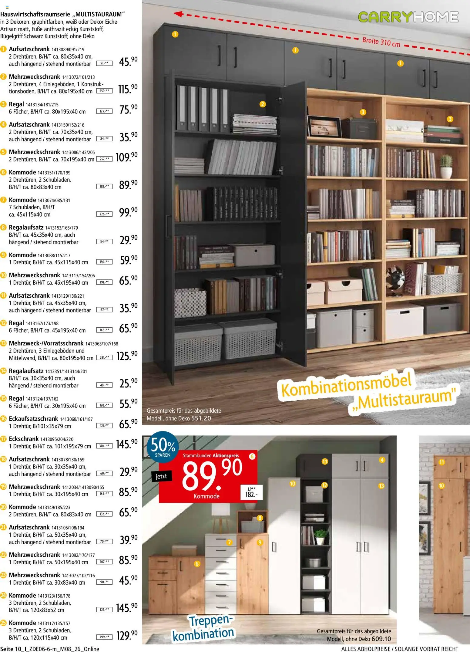 Zurbrüggen Mitnahme Möbel – gültig ab 13.06.2026 | Seite: 34 | Produkte: Kommode, Regal