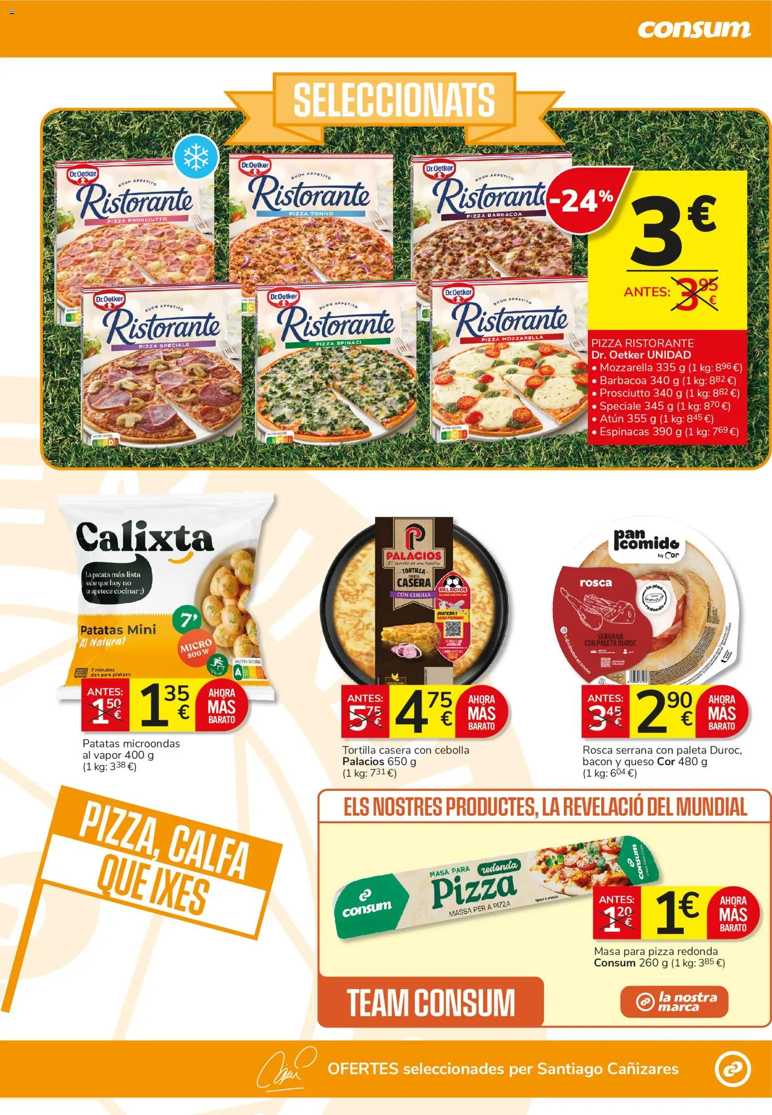 Consum El Mundial │ válido desde el 11.06.2026 | Página: 15 | Productos: Queso, Té, Παγωμένο τσάι, Horno