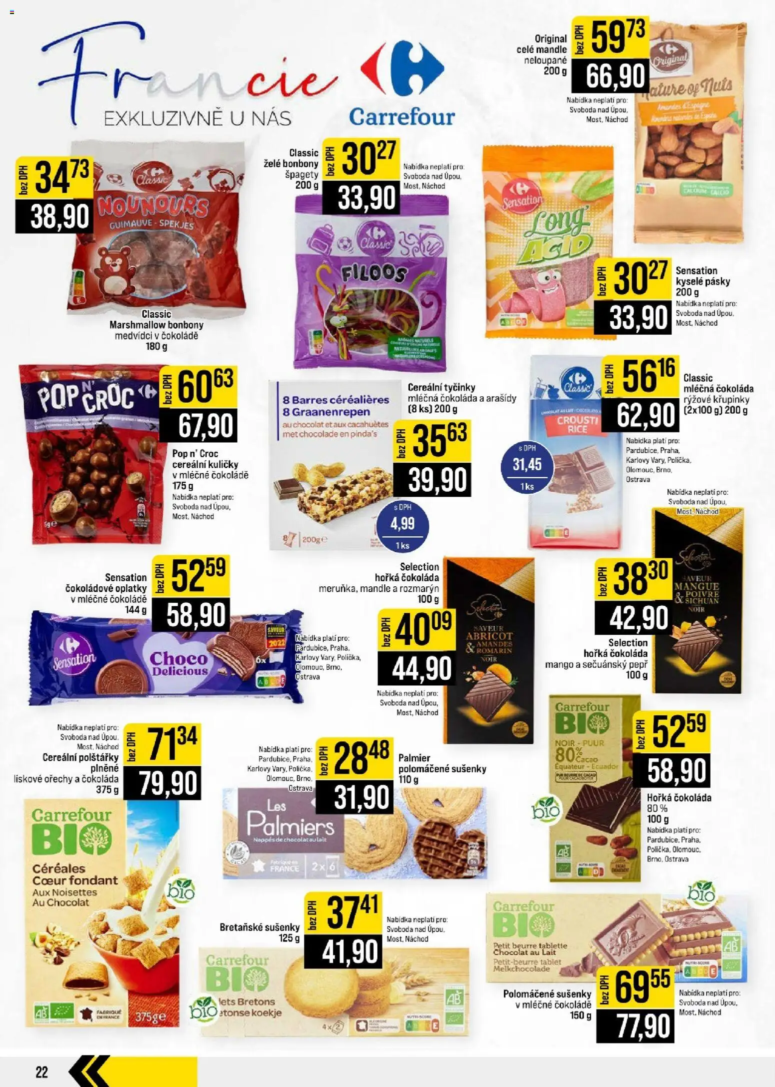 Jip leták - Cash & Carry od 09.09.2026 | Strana: 22 | Produkty: Marshmallow, Arašídy, Lískové ořechy, Horká čokoláda
