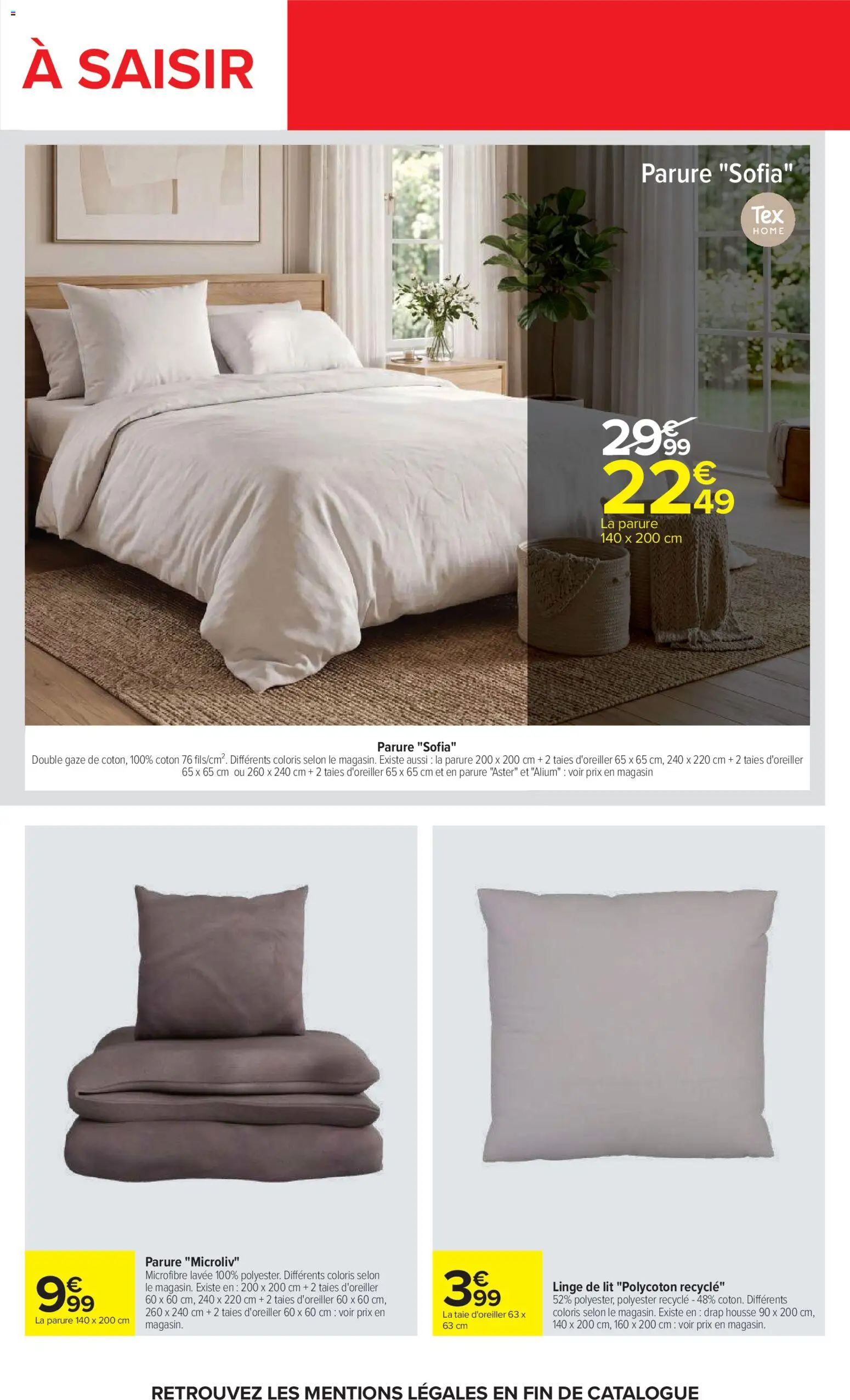 {H1} | Page: 73 | Produits: Coton, Linge de lit, Drap housse, Aster