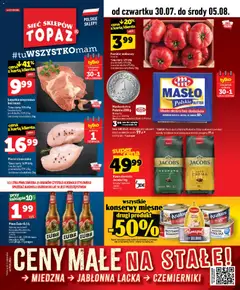 Pogląd oferty "Topaz gazetka - Ceny małe na stałe" - ważna od 30.07.2026