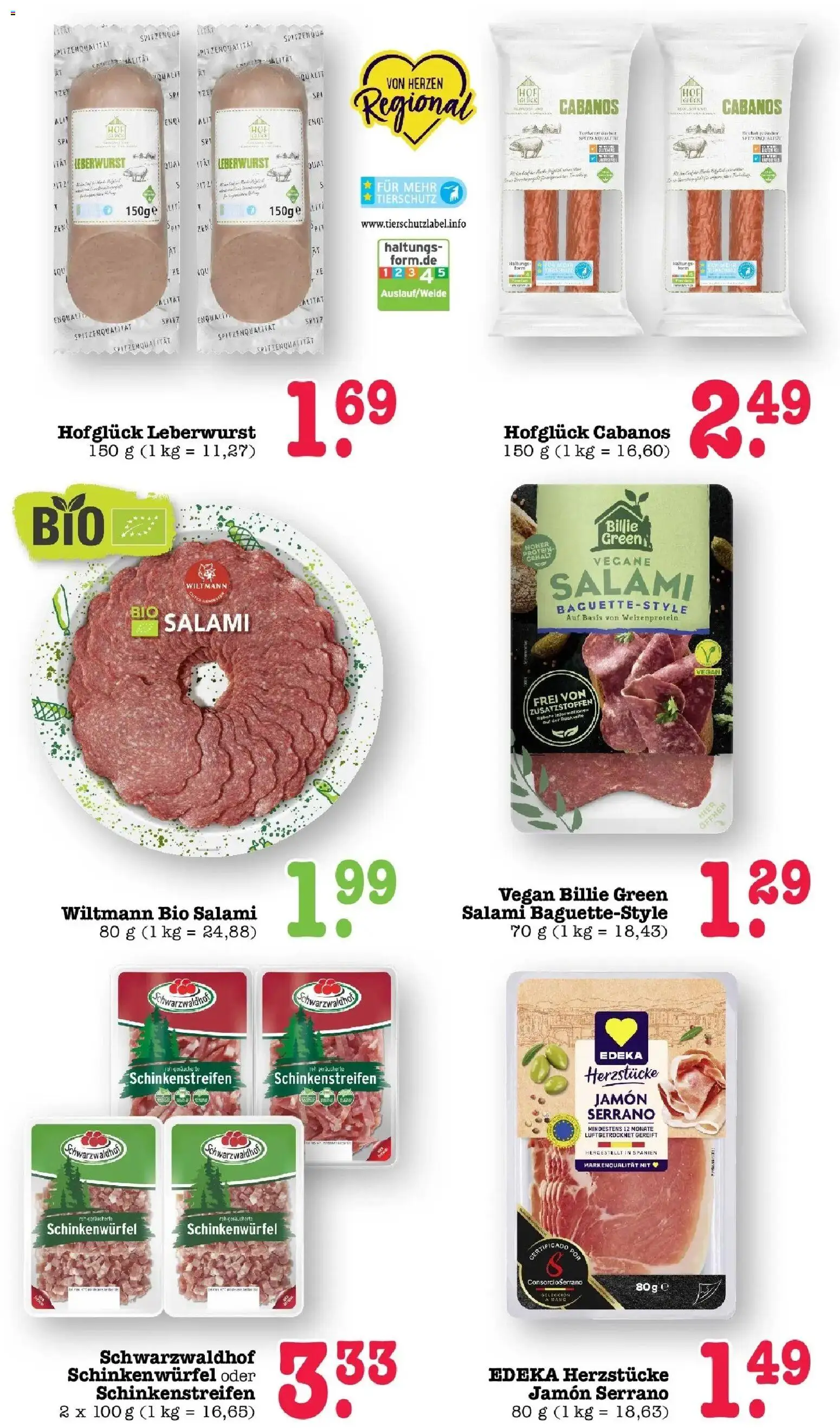 E center Prospekt Achern (ab 26.10.2026) zum Blättern | Seite: 25 | Produkte: Salami