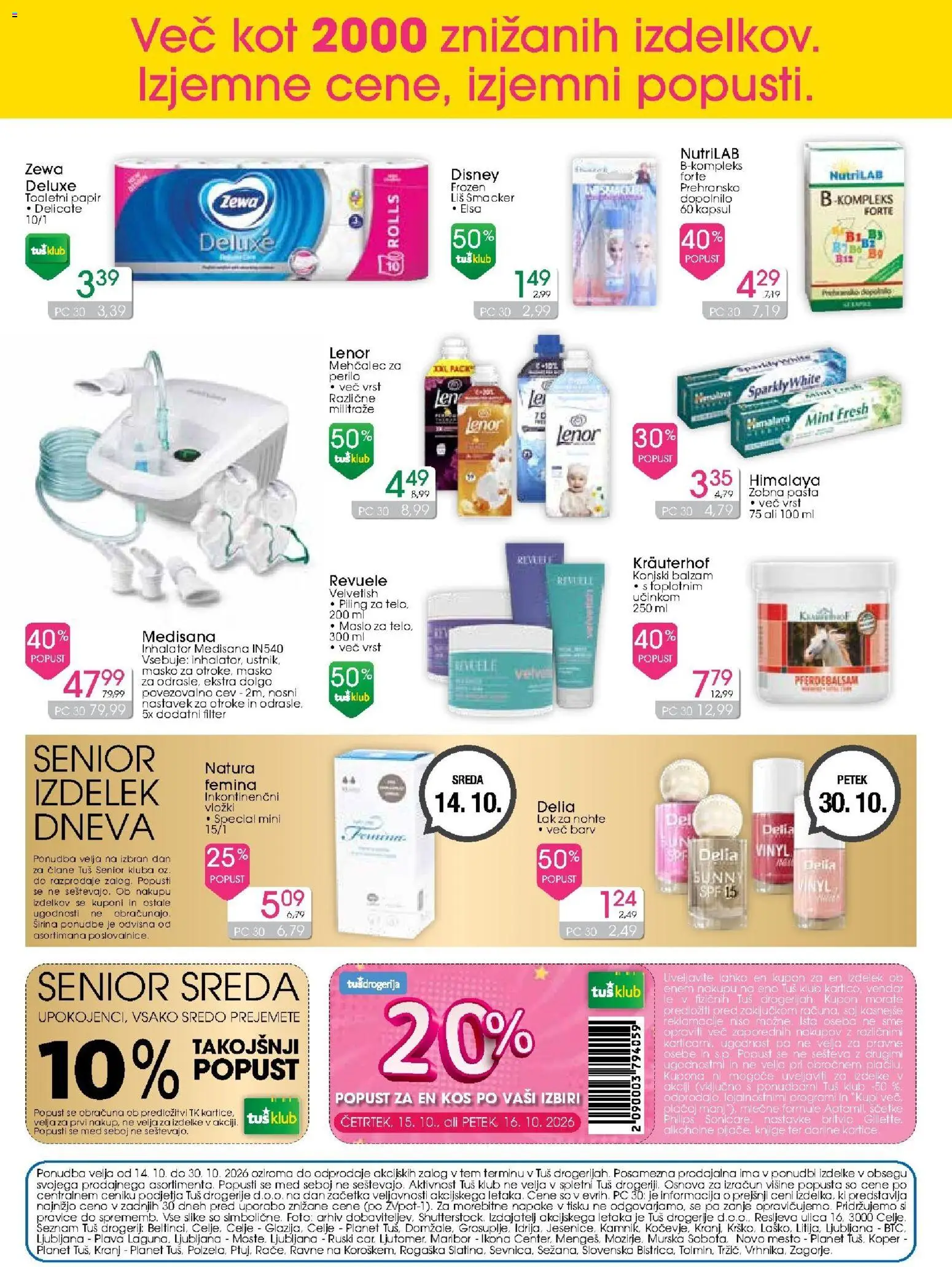 Novi Tuš drogerija katalog ponudbe – veljaven od 14.10.2026 | Stran: 16