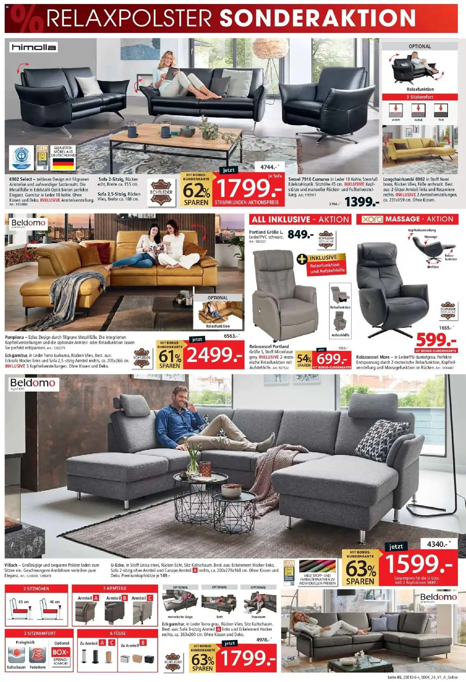 Zurbrüggen - Zurbrüggen: Red Shopping Week – gültig ab 17.10.2026 | Seite: 7 | Produkte: Hocker, Sessel, Liege, Box