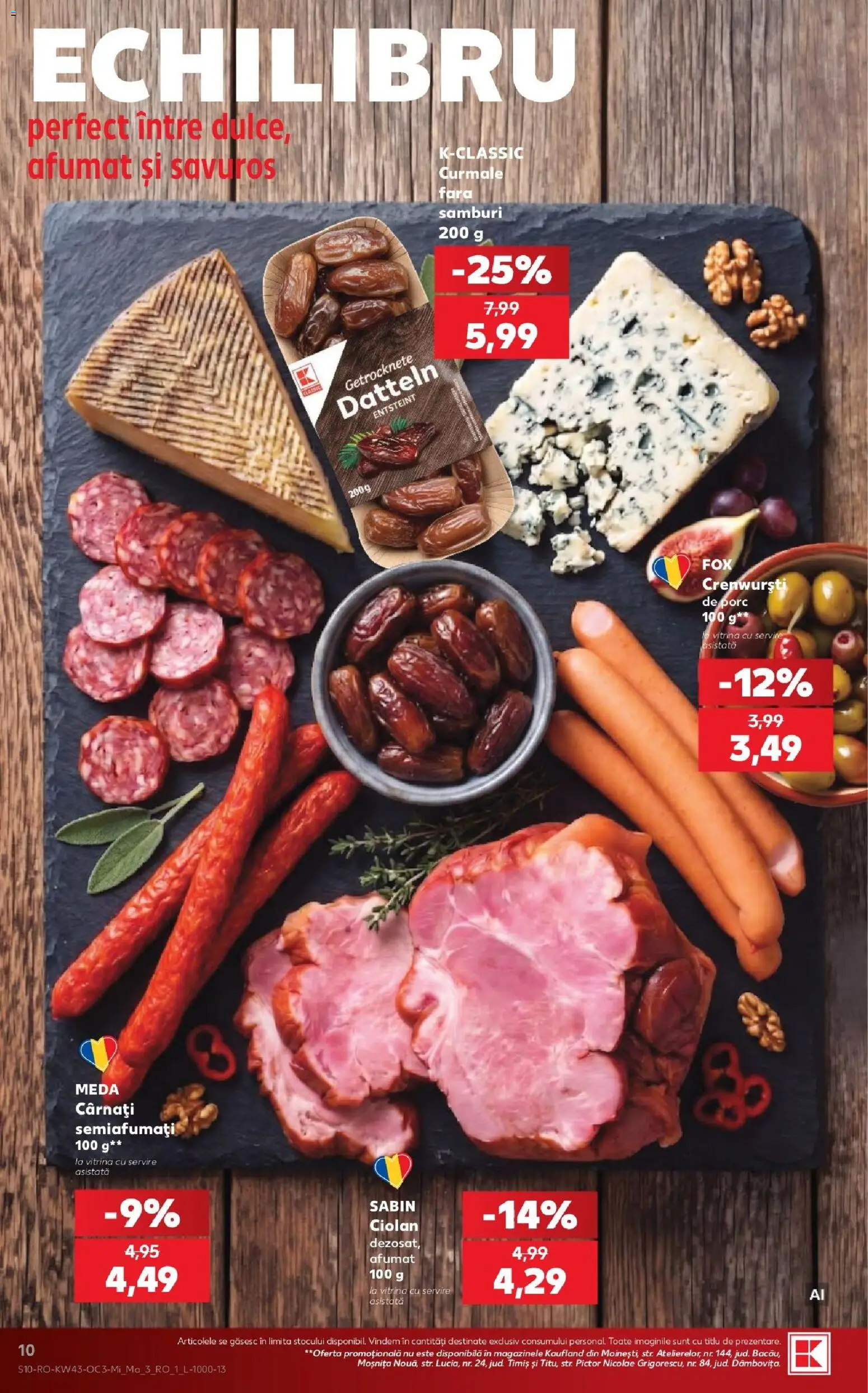 Kaufland RO akciós ujság - amely érvényes a következő dátumtól: 2026.10.21. | Oldal: 10