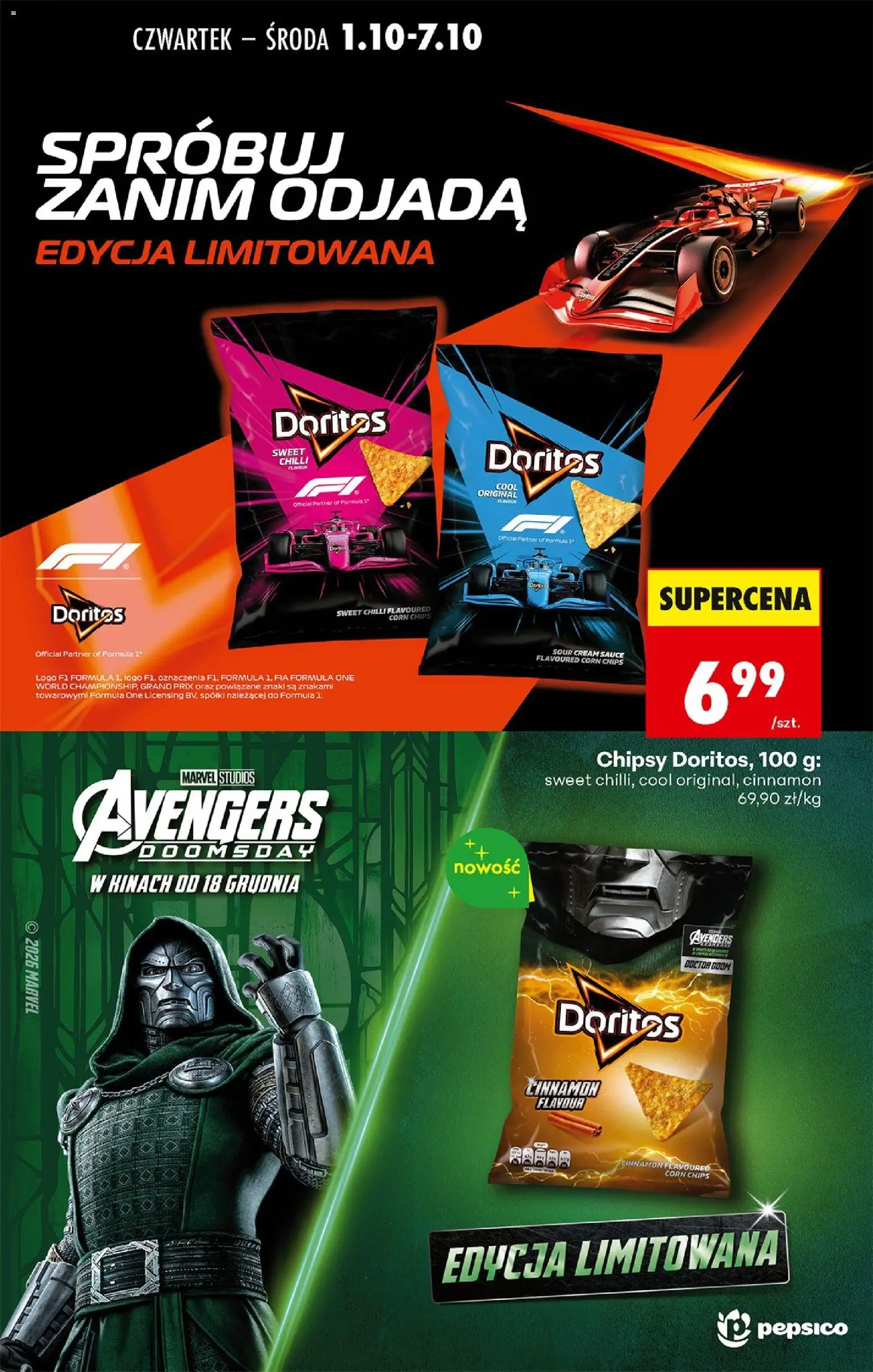 Biedronka Polsko leták - Codziennie niskie ceny od 01.10.2026 | Strana: 63 | Produkty: Doritos, Chilli, Chipsy