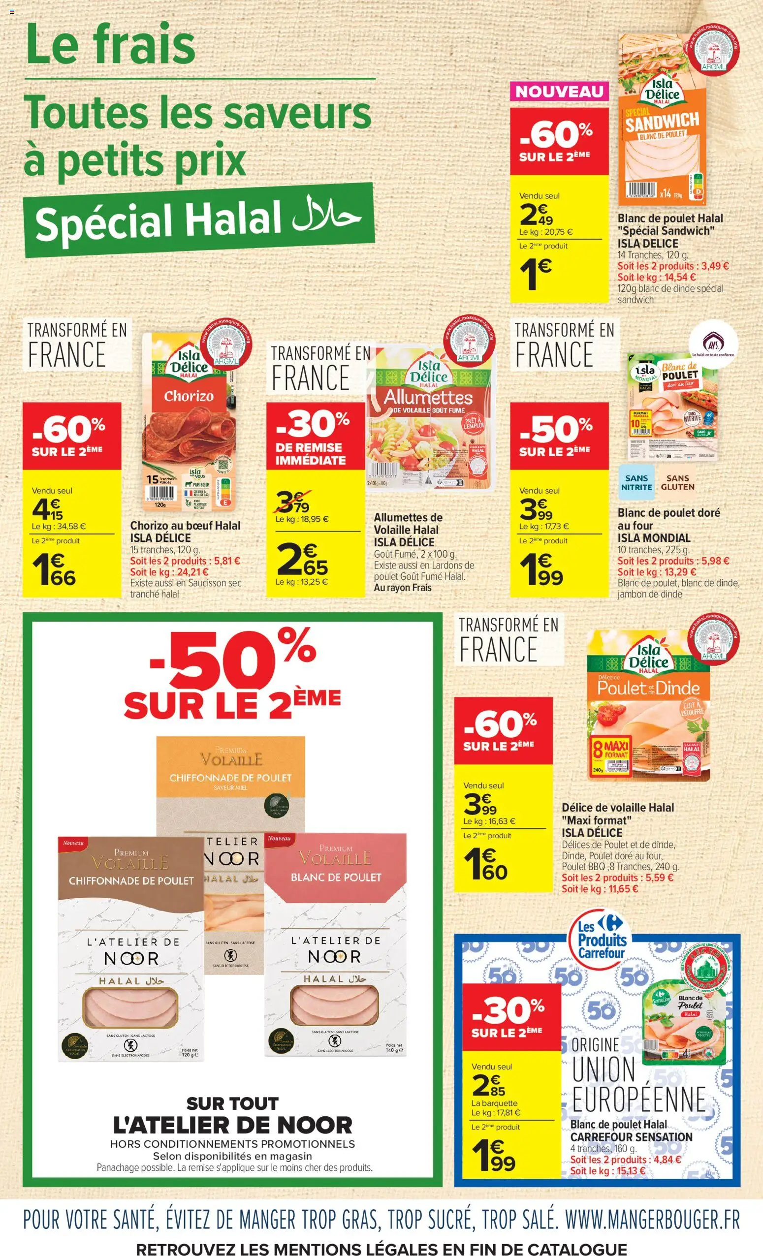 {H1} | Page: 9 | Produits: Volaille, Lardons, Dinde, Blanc de poulet