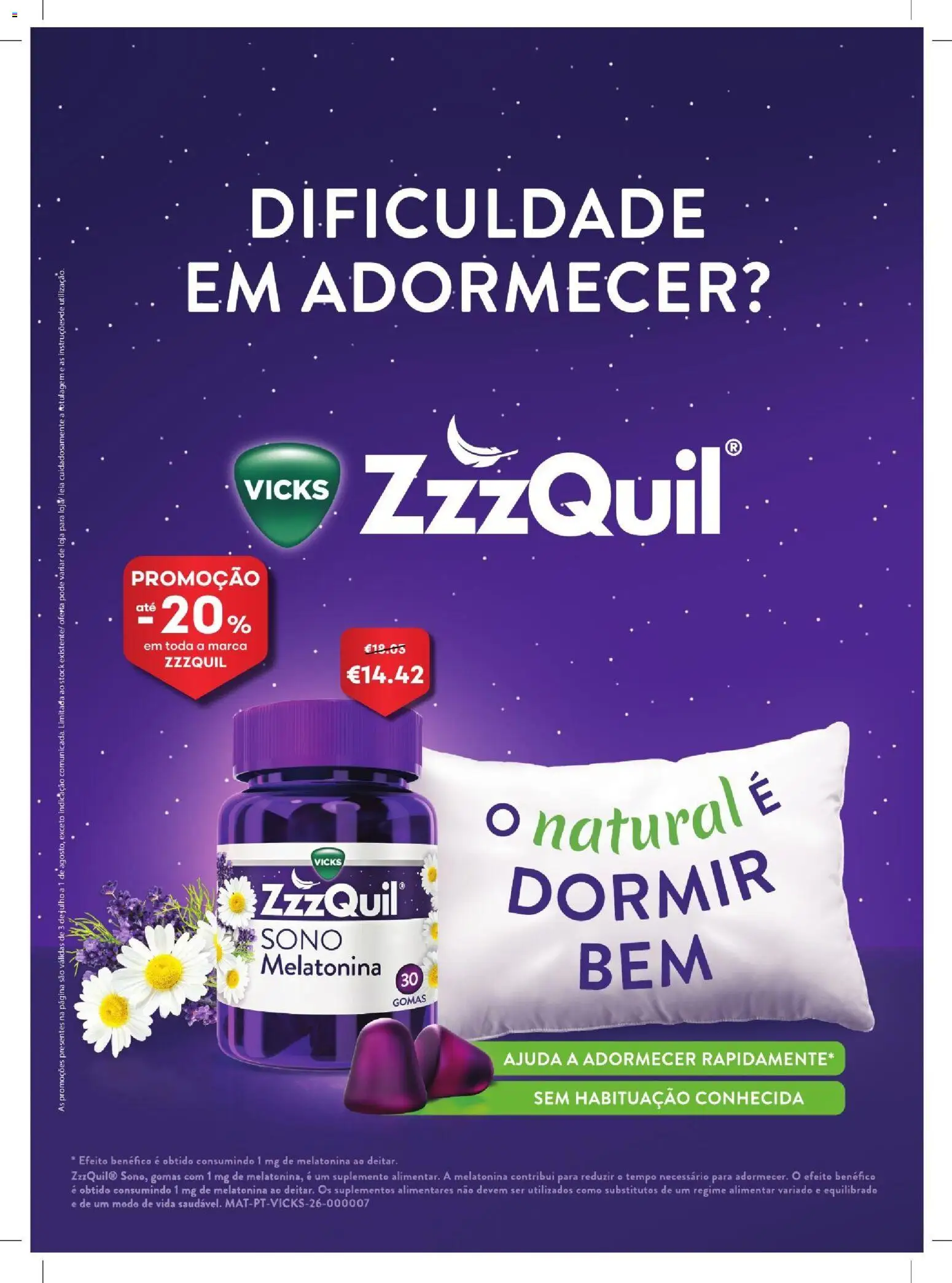 Auchan - Sol e Higiene │ válido de 02/07/2026 | Página: 5 | Produtos: Melatonina, Gomas