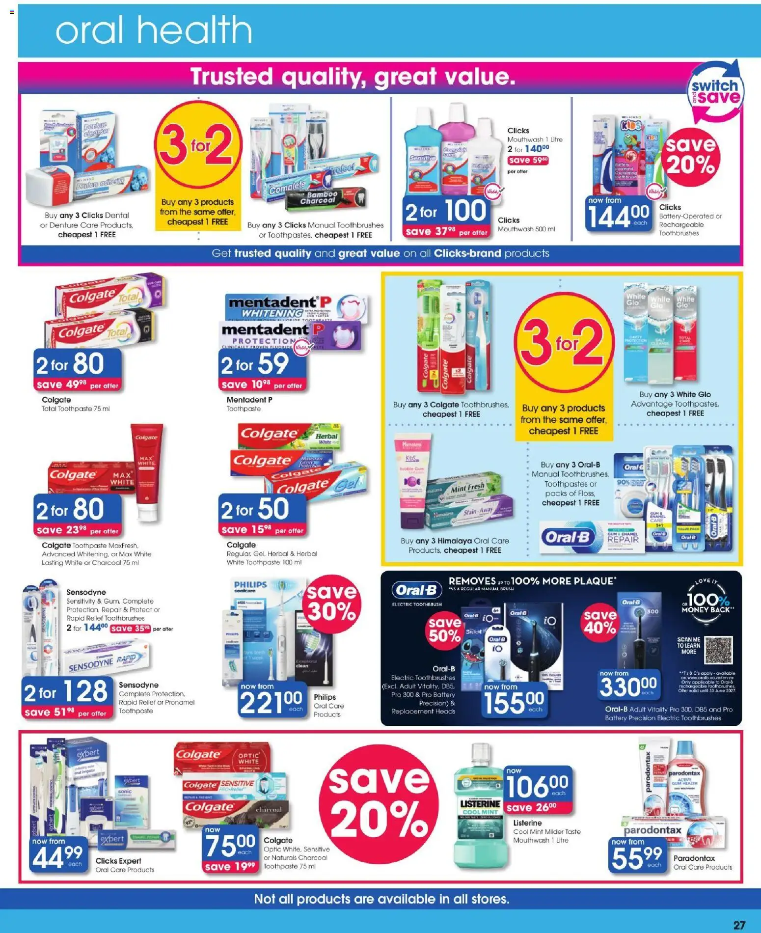 New Clicks catalogue – valid from 09/07/2026 | Page: 27