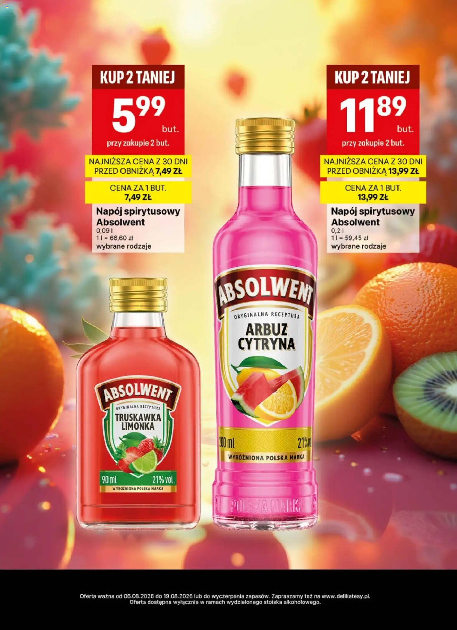 Delikatesy Centrum gazetka - DeliBarek od 06.08.2026 | Strona: 16 | Produkty: Cytryna, Limonka, Arbuz