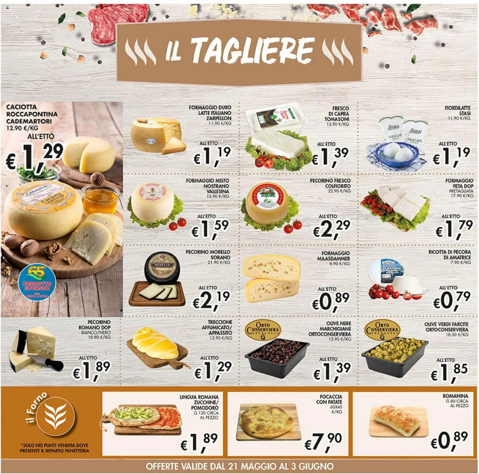 Volantino Coal del 21.05.2026 | Pagina: 8 | Prodotti: Pomodoro, Formaggio, Olive, Feta
