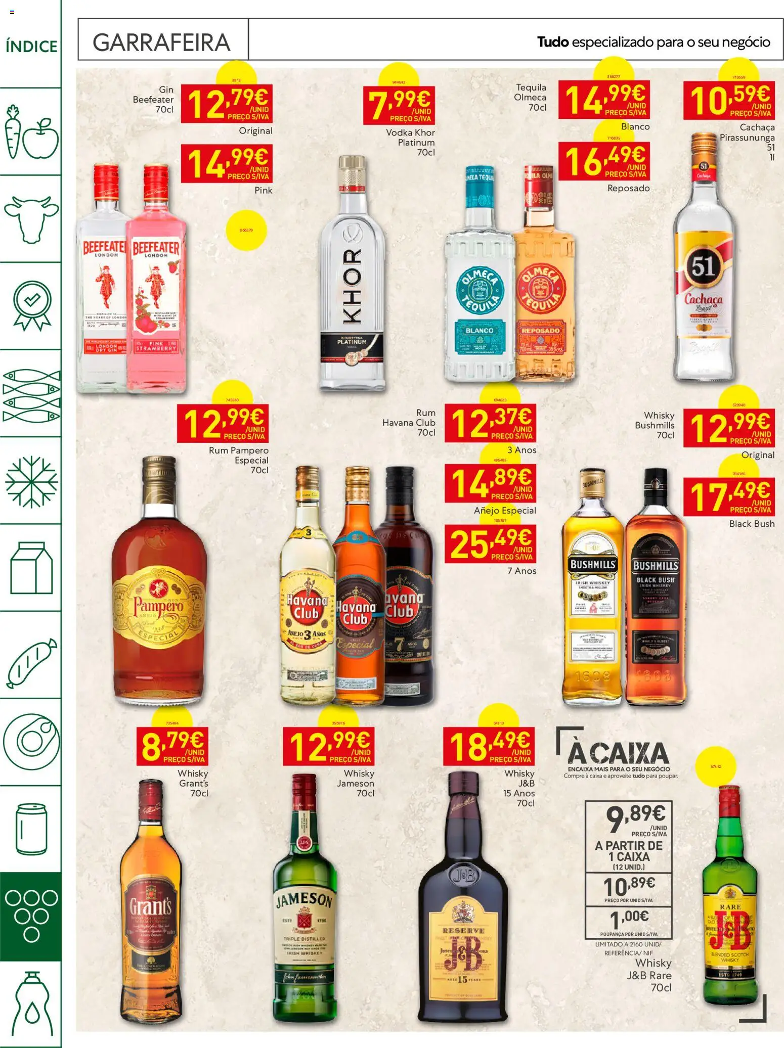 Recheio Horeca Madeira │ válido de 18/08/2026 | Página: 26 | Produtos: Whisky, Havana, Rum, Rum Pampero