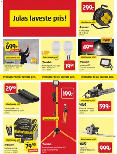Forhåndsvisning av Jula kundeavis gyldig fra 22/10/2026 | Side: 8 | Produkter: Arbeidslampe, Batterier, 1