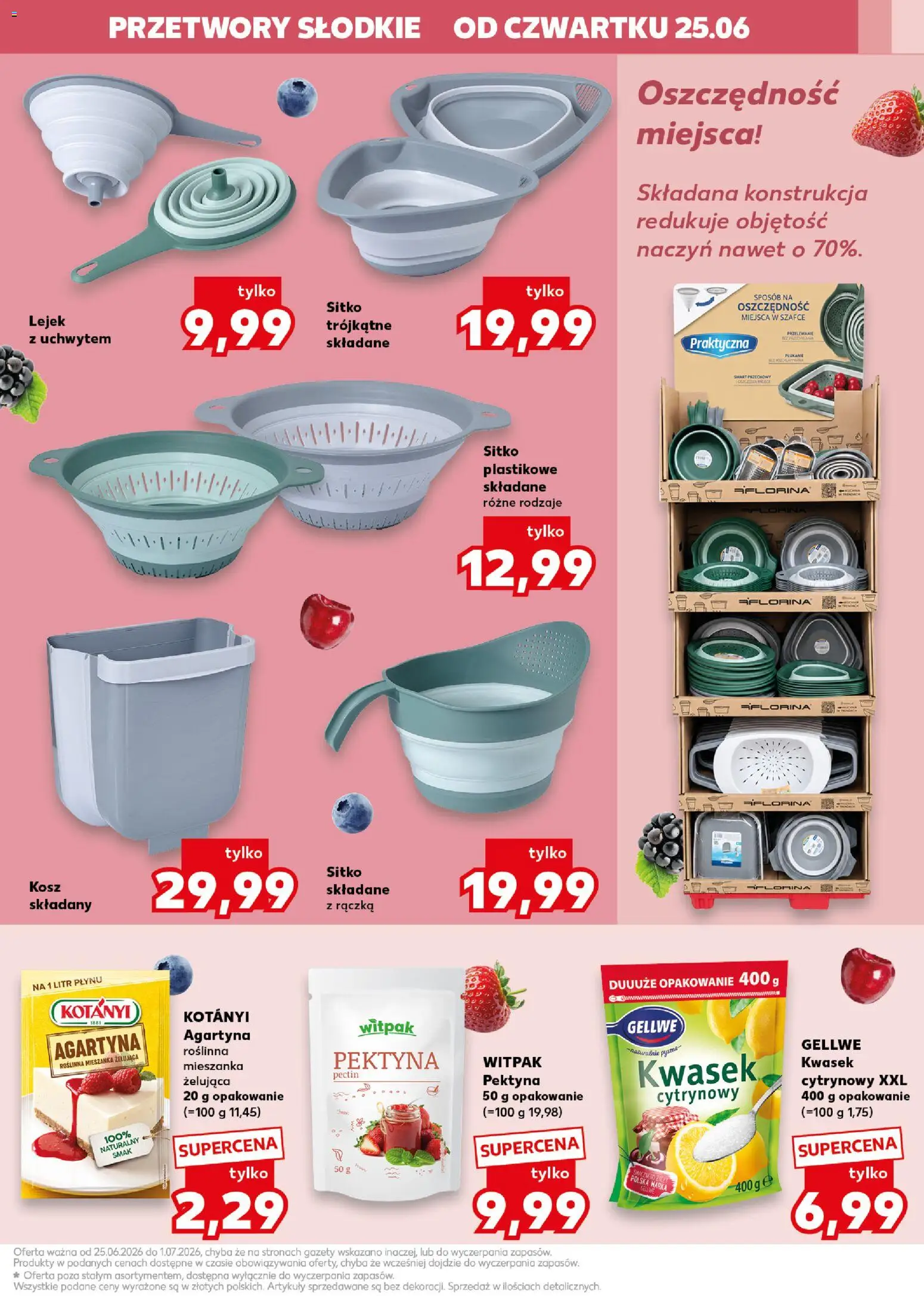 Kaufland Polsko leták - Kochamy przetwory od 25.06.2026 | Strana: 9 | Produkty: Sítko
