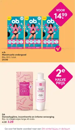 Da folder - Voorbeeld van een folder van Da, geldig van 08-06-2026 | Pagina: 38 | Producten: Tonic, Panty, Ondergoed, Parfum