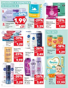 Kaufland leták platný od 18.06.2026 | Strana: 60 | Produkty: Dezodorant, Antiperspirant, Zubná pasta, Pampers