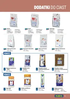 Pogląd oferty "Makro gazetka - Produktów marek własnych dla profesjonalnej Gastronomii" - ważna od 01.03.2026 | Strona: 55 | Produkty: Galaretka, Soda oczyszczona, Drożdże suche, Cukier wanilinowy