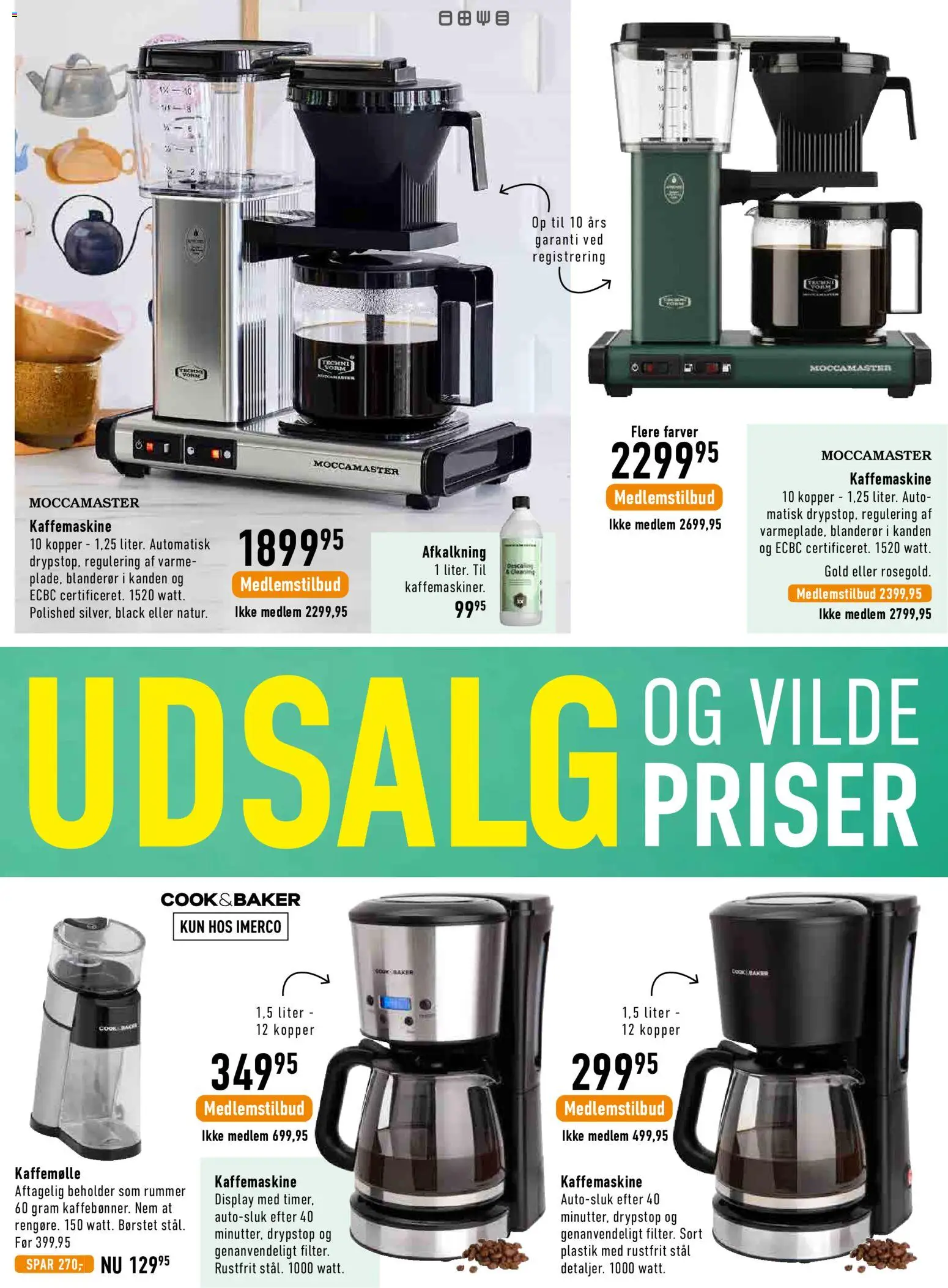 Imerco tilbudsavis – gyldig fra 12.06.2026 | Side: 15 | Produkter: Søm, Kaffemaskine