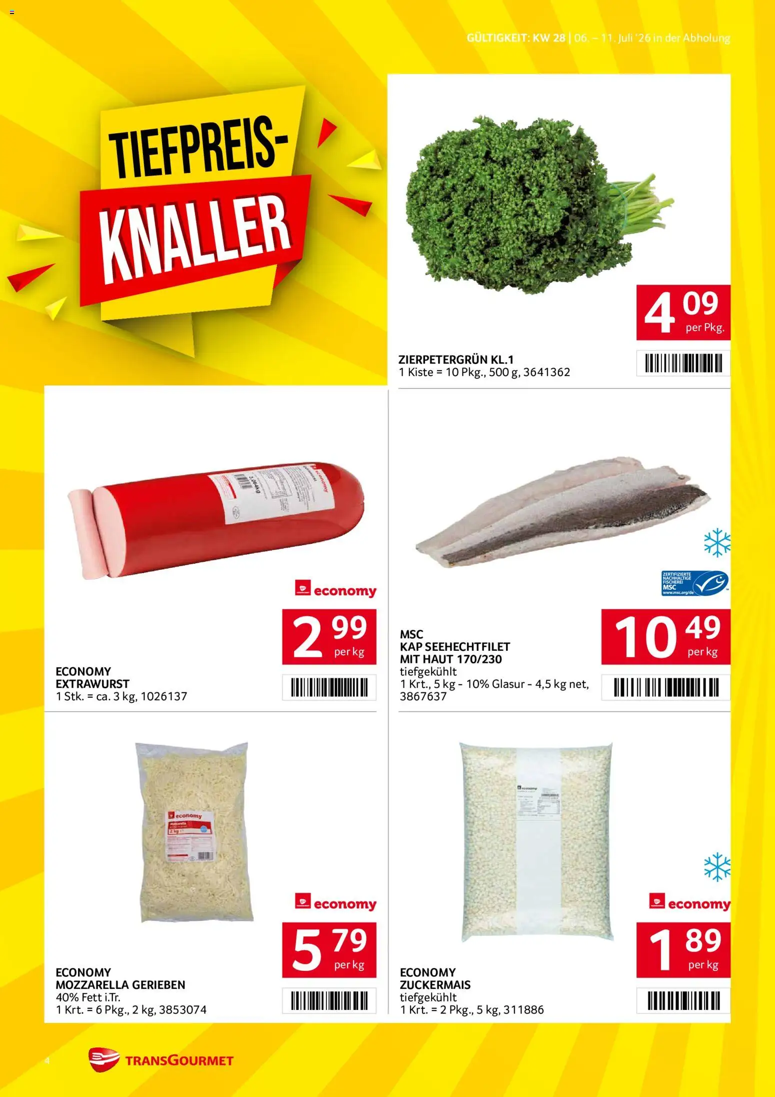 Transgourmet Flugblatt gültig ab 06.07.2026 | Seite: 4