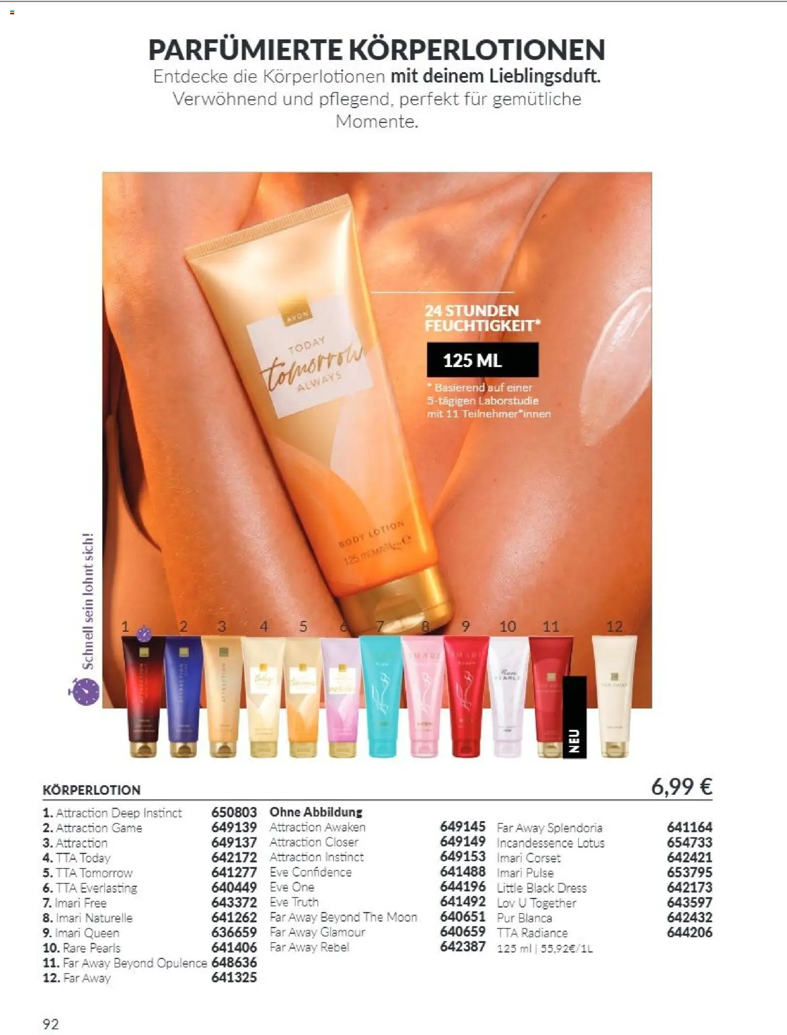 AVON Katalog Oktober 2026 – gültig ab 01.10.2026 | Seite: 92 | Produkte: Body Lotion, Körperlotion