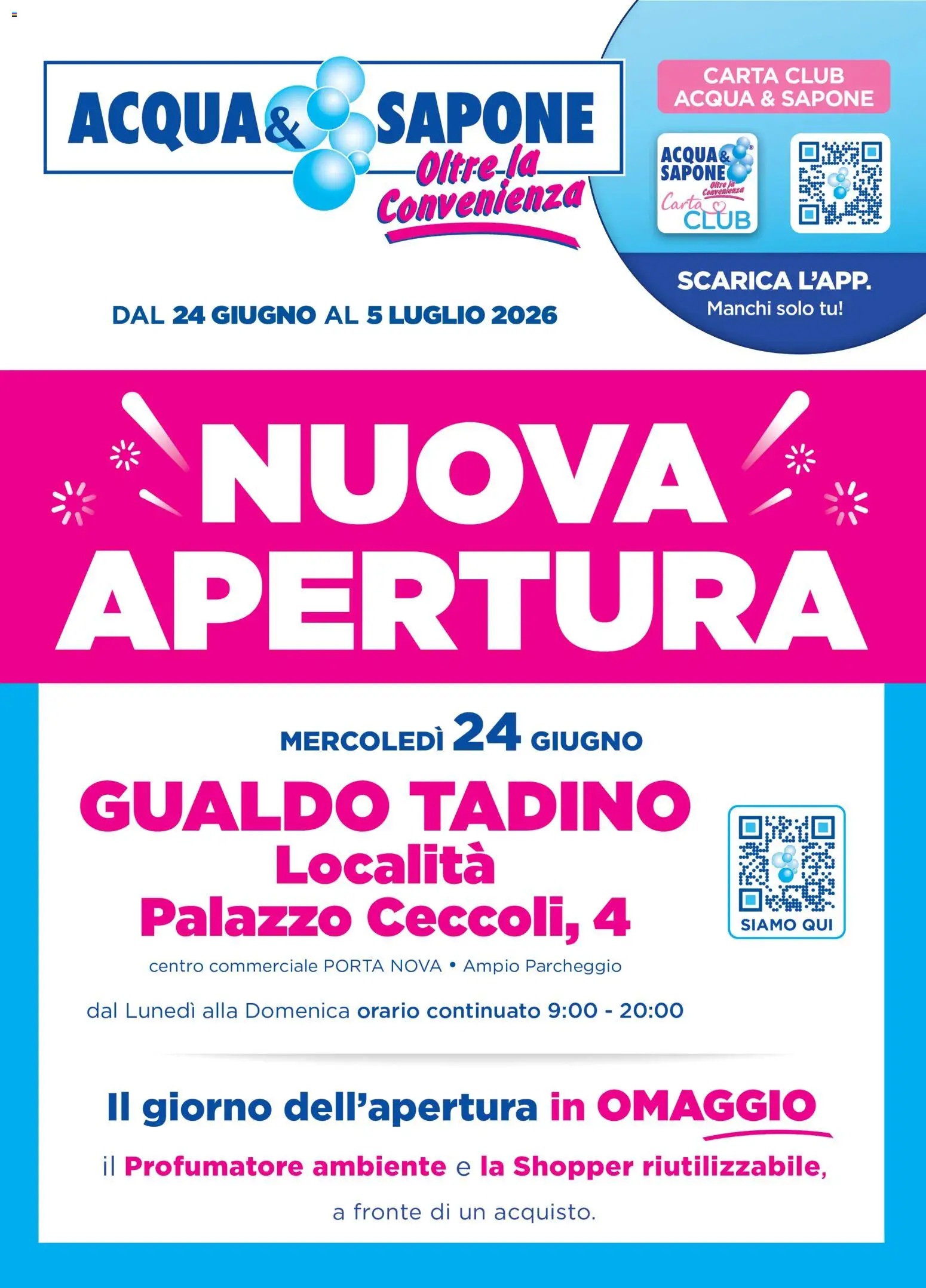 Volantino Acqua e Sapone del 24.06.2026 | Pagina: 1